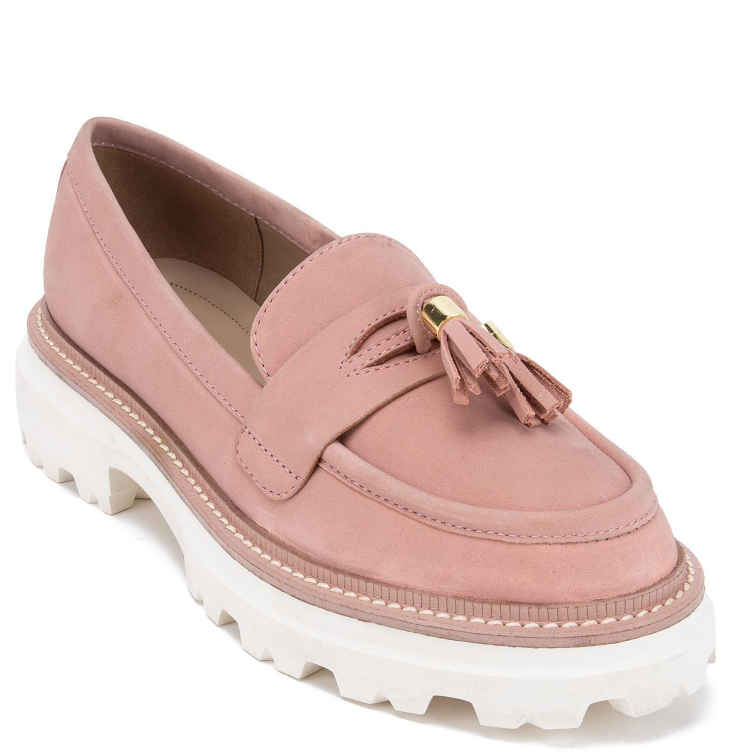 Mocasin de cuero mujer Gacel rosado Eve-2