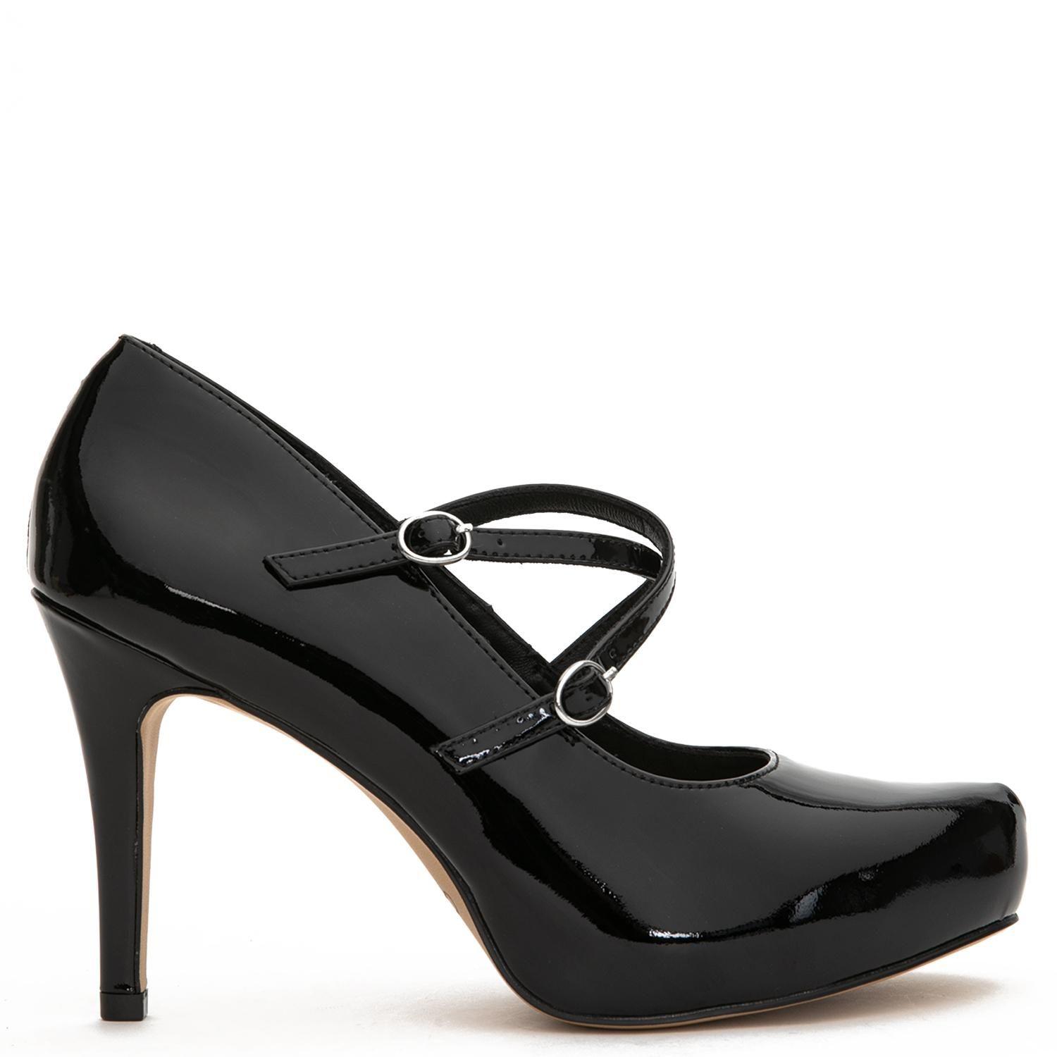Zapato de cuero mujer Gacel negro Olga-0