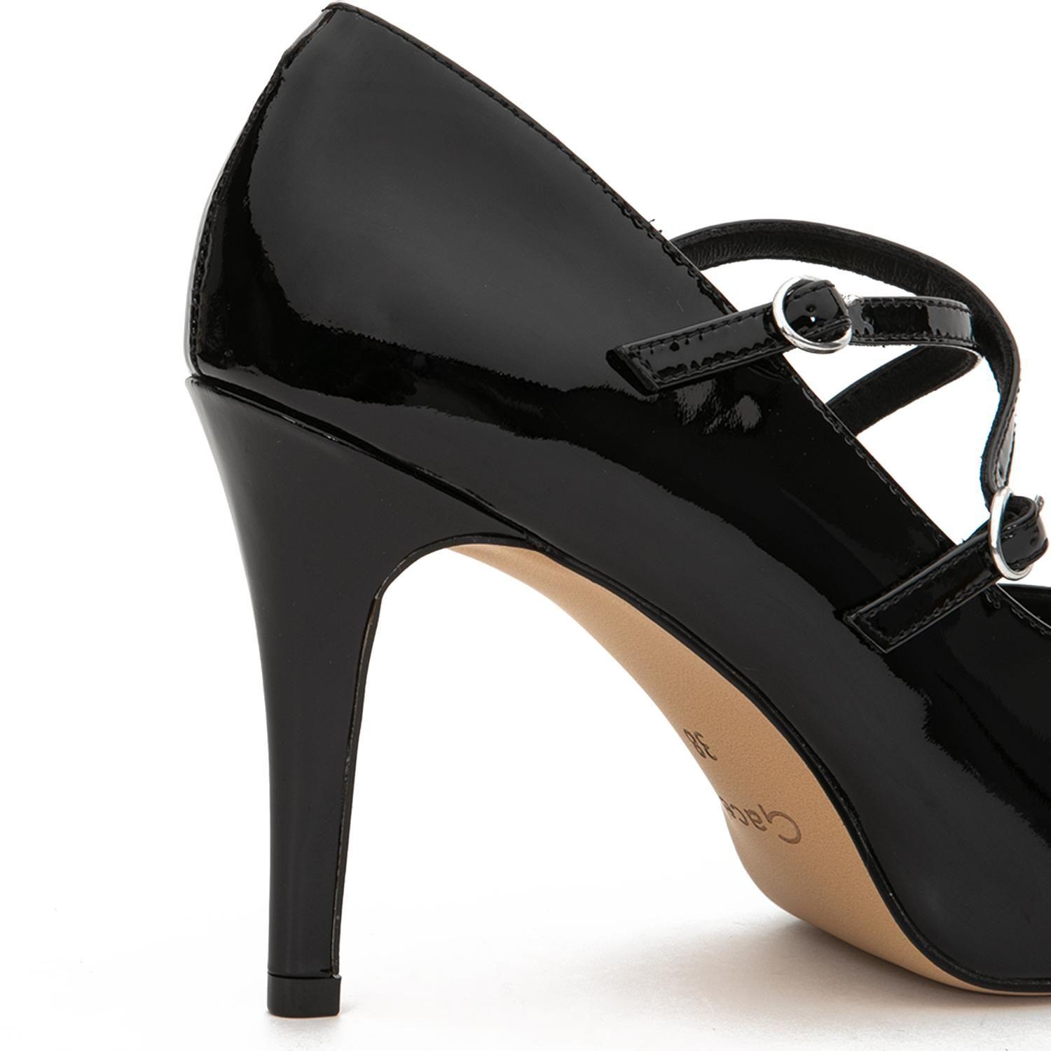 Zapato de cuero mujer Gacel negro Olga-5