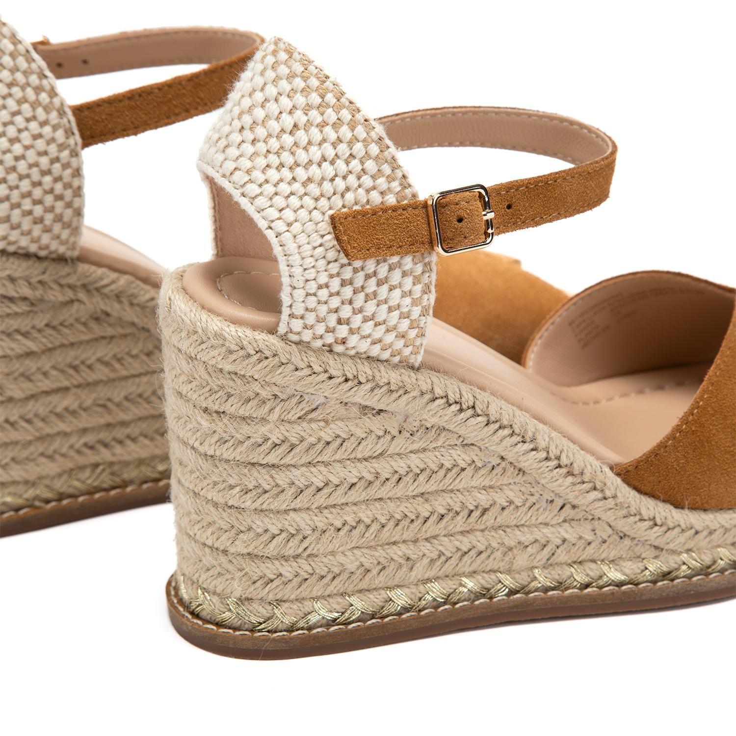 Alpargata de cuero mujer Gacel camel Adela 0661103-6