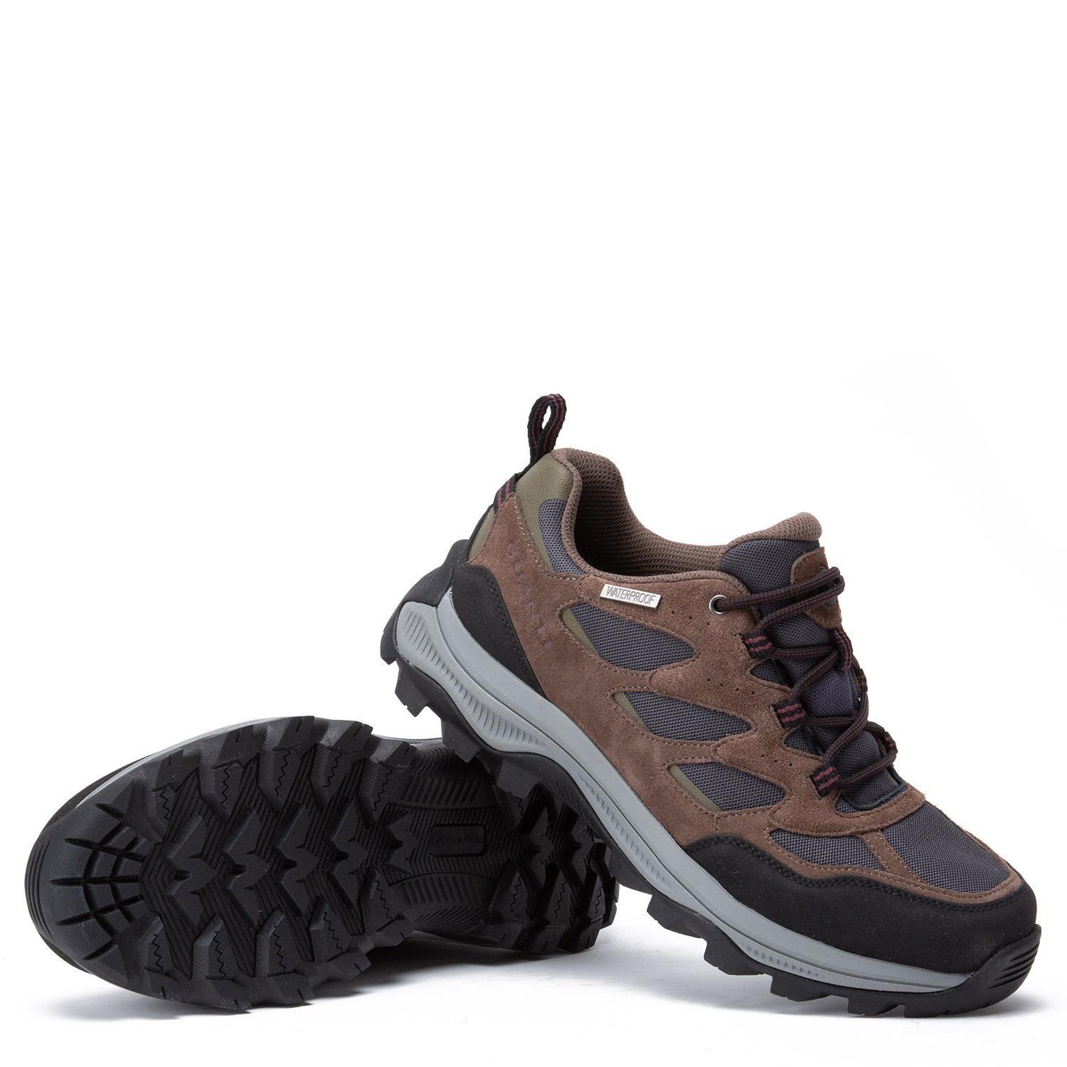 Zapatilla Outdoor de cuero hombre Guante chocolate Tolten-3