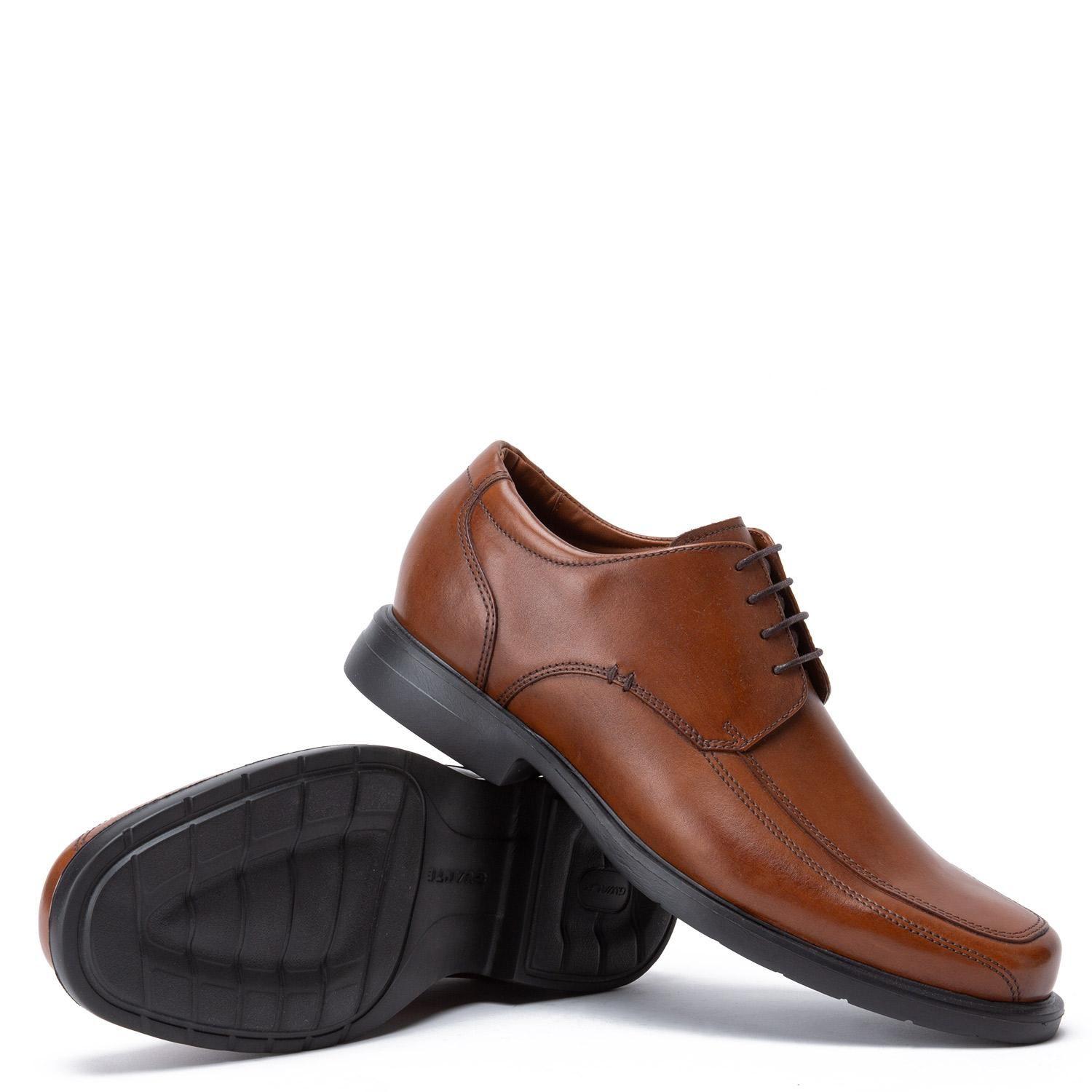Zapato de cuero hombre Guante dark camel Ferguson-3