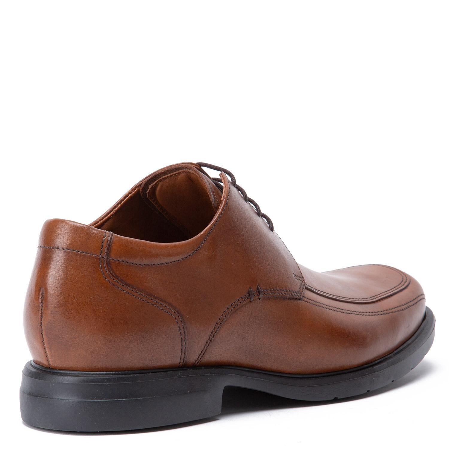 Zapato de cuero hombre Guante dark camel Ferguson-4