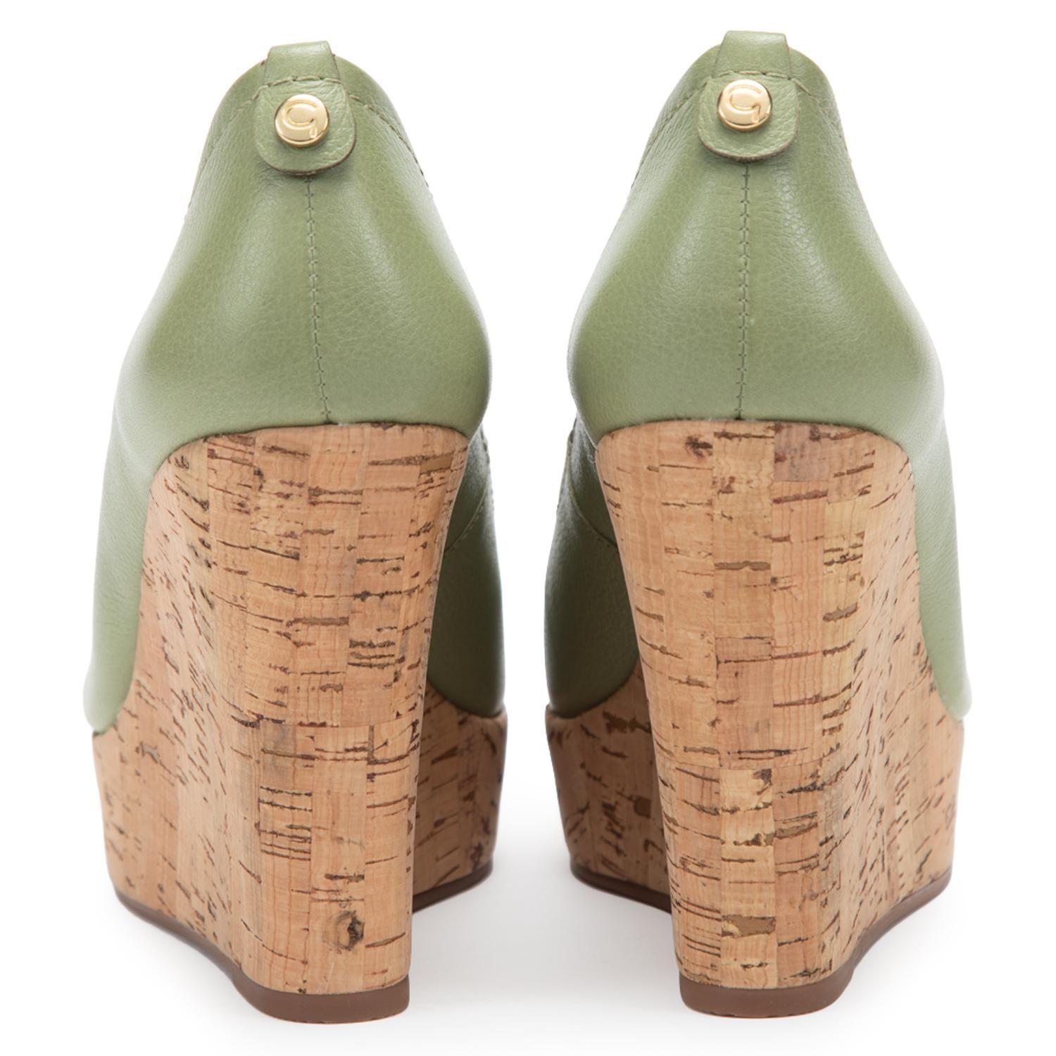 Zapato de cuero mujer Gacel olivo Pippa 0661376-4
