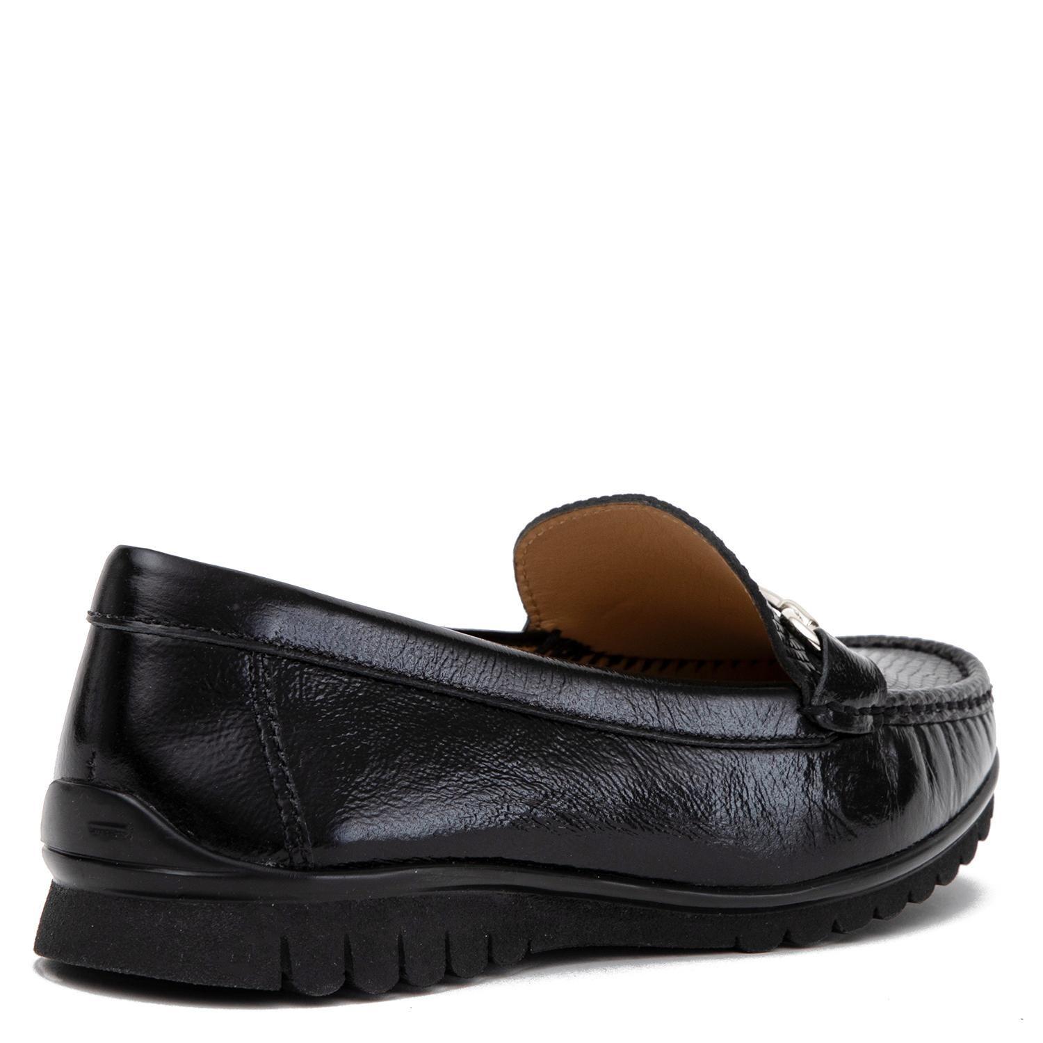 Mocasin de cuero mujer Gacel negro Trini 0661037-4