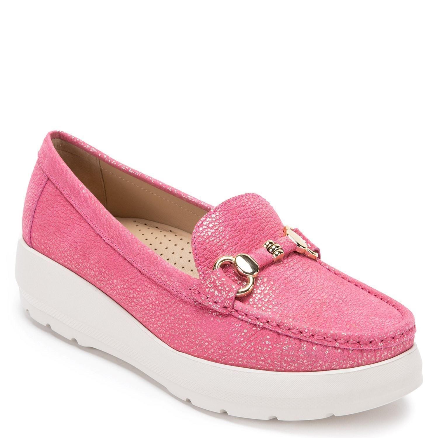 Mocasin de cuero mujer Gacel Fucsia Locanda 0659012-2