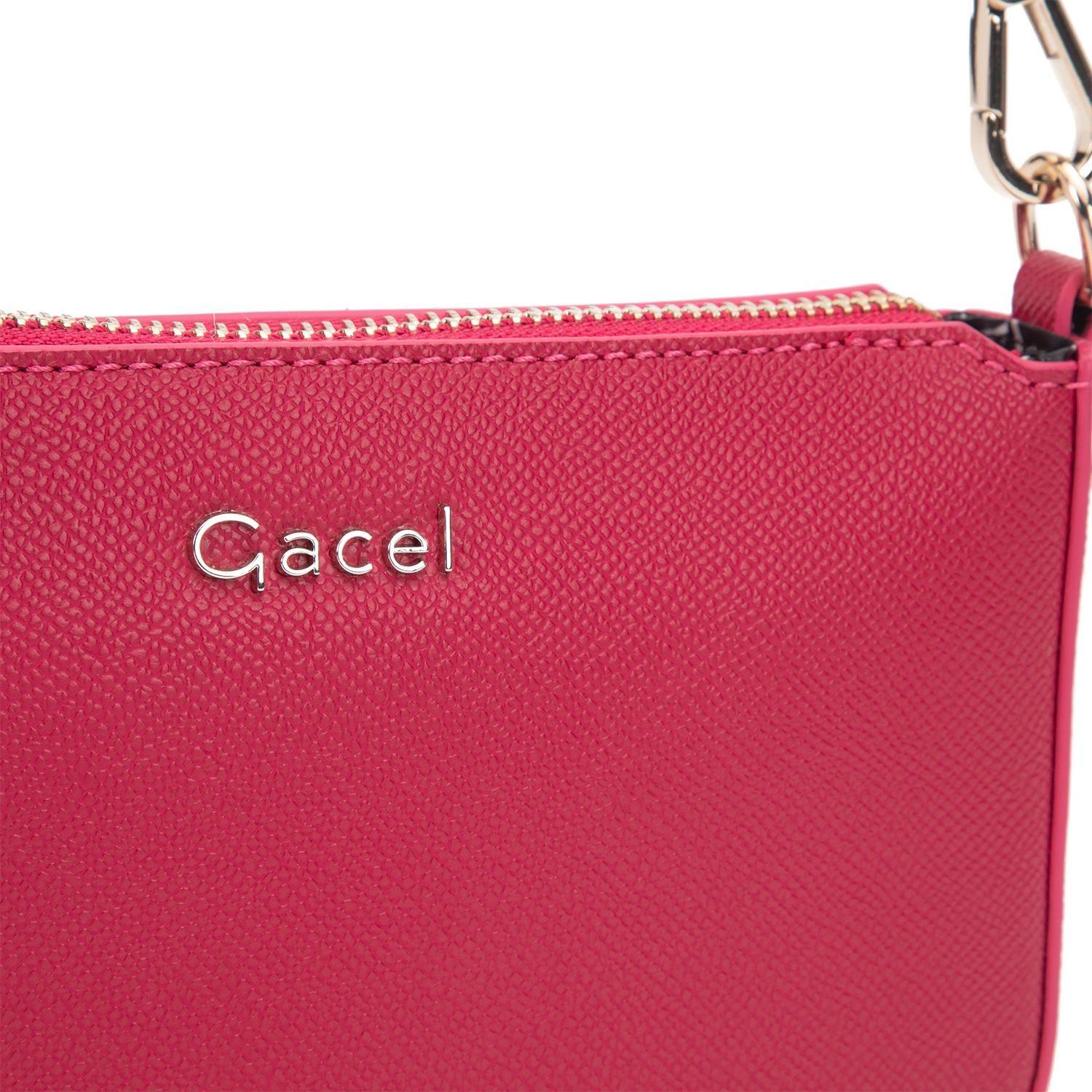 Cartera mujer Gacel fucsia bandolera pequeña-6