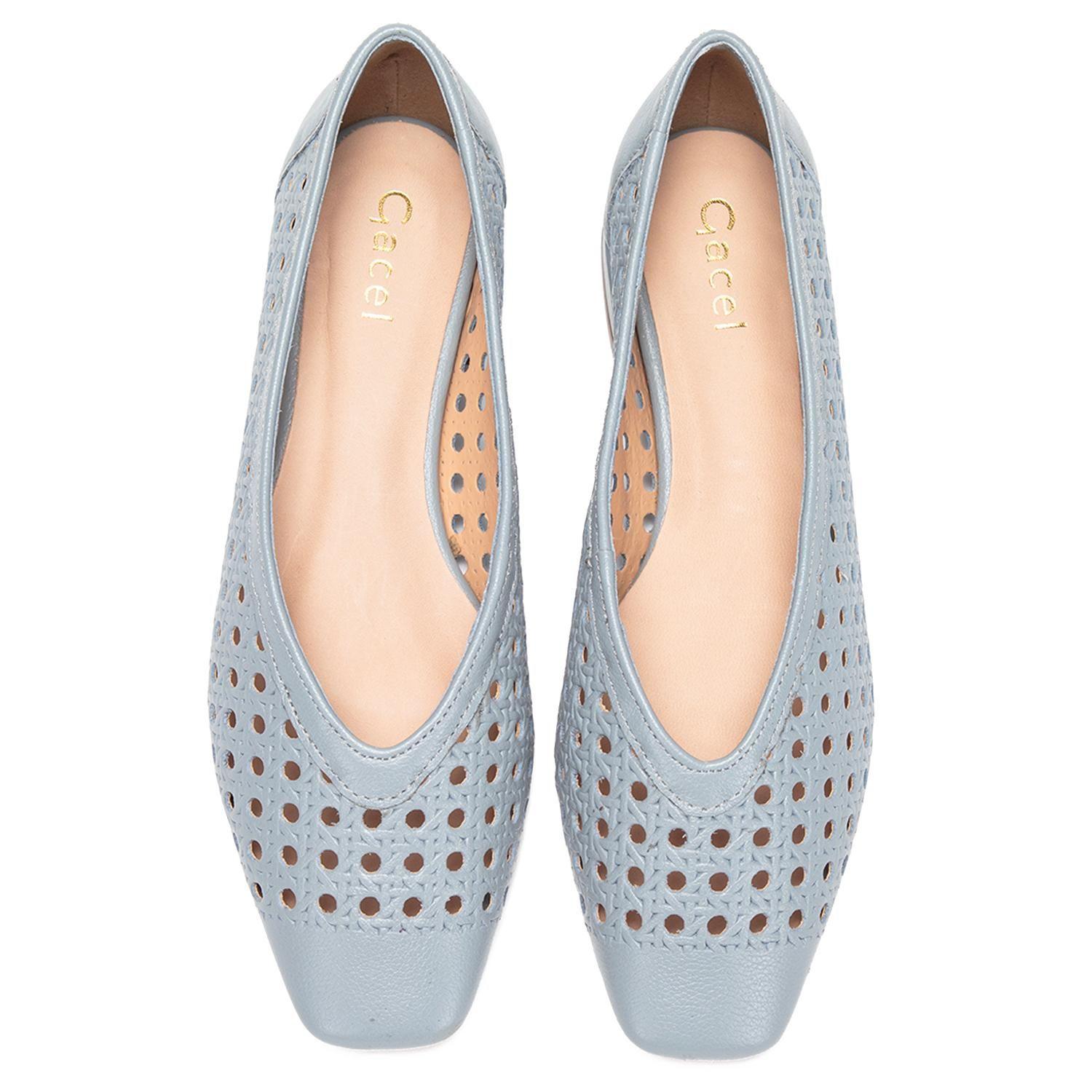 Zapato de cuero mujer Gacel celeste Andre 0661109-3
