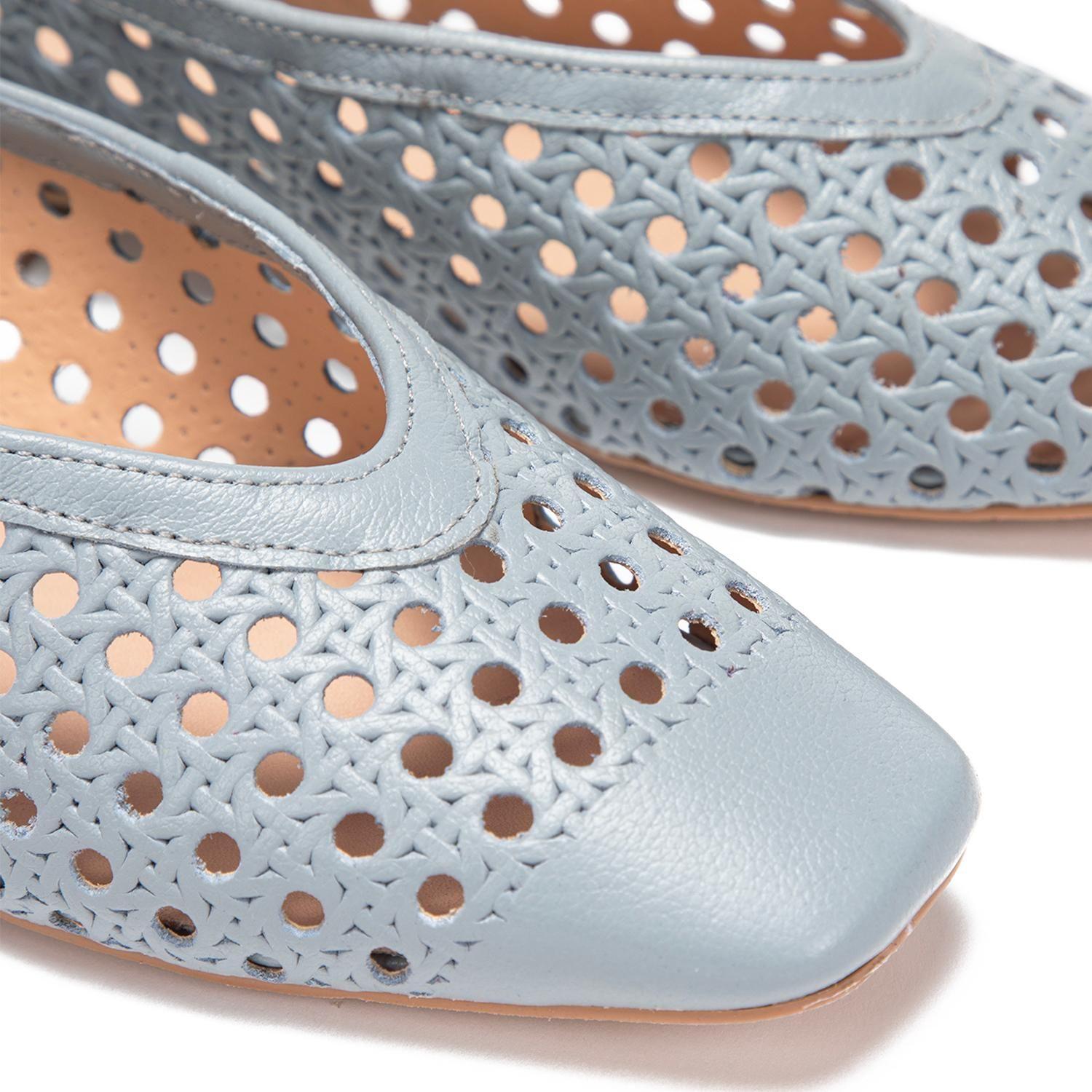 Zapato de cuero mujer Gacel celeste Andre 0661109-5