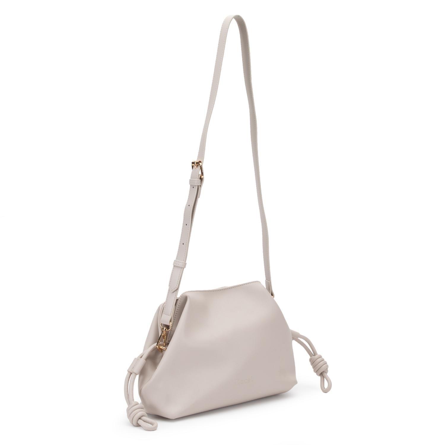 Cartera mujer Gacel off white bandolera grande-2