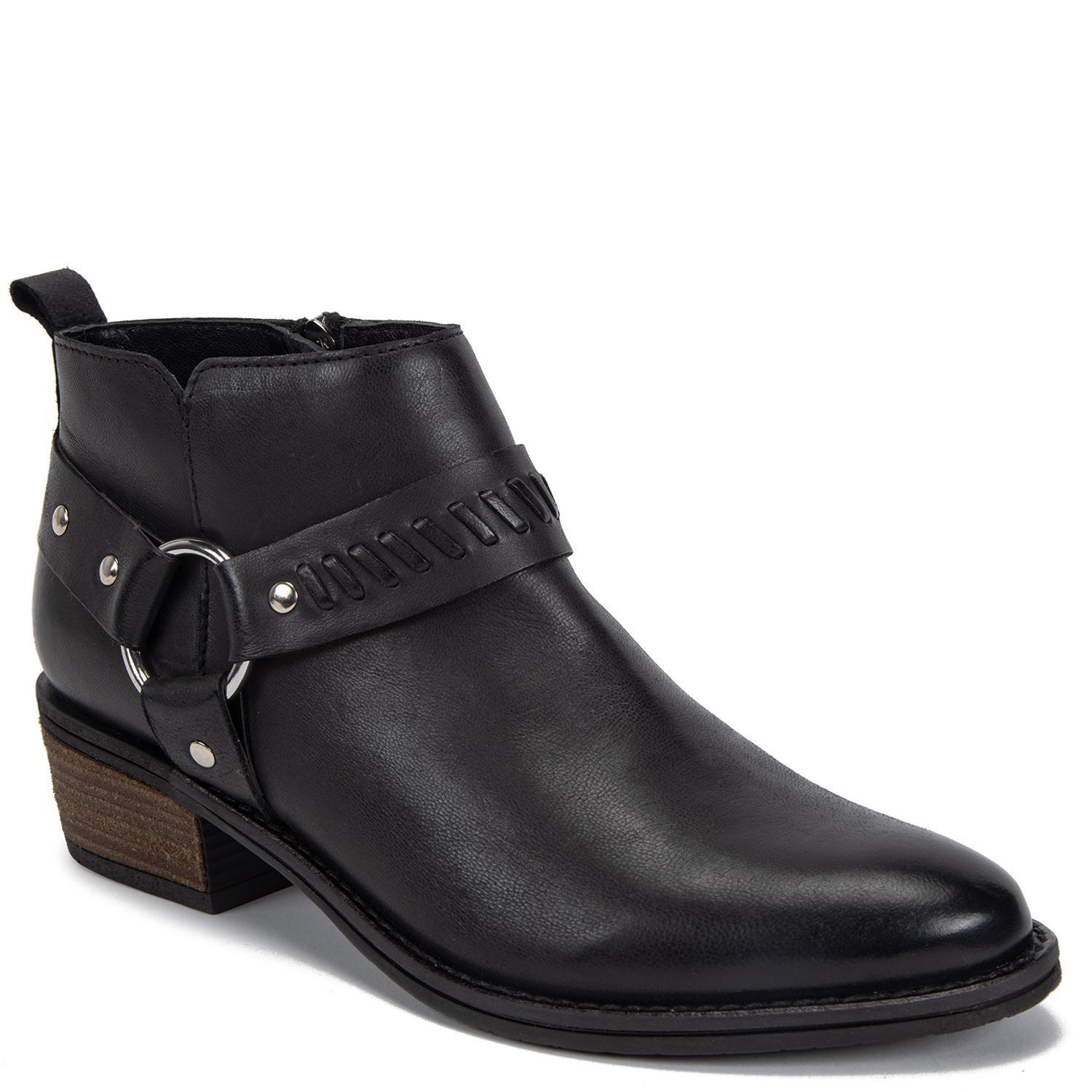 Bootie de cuero mujer Gacel negro Gina 0661226-2
