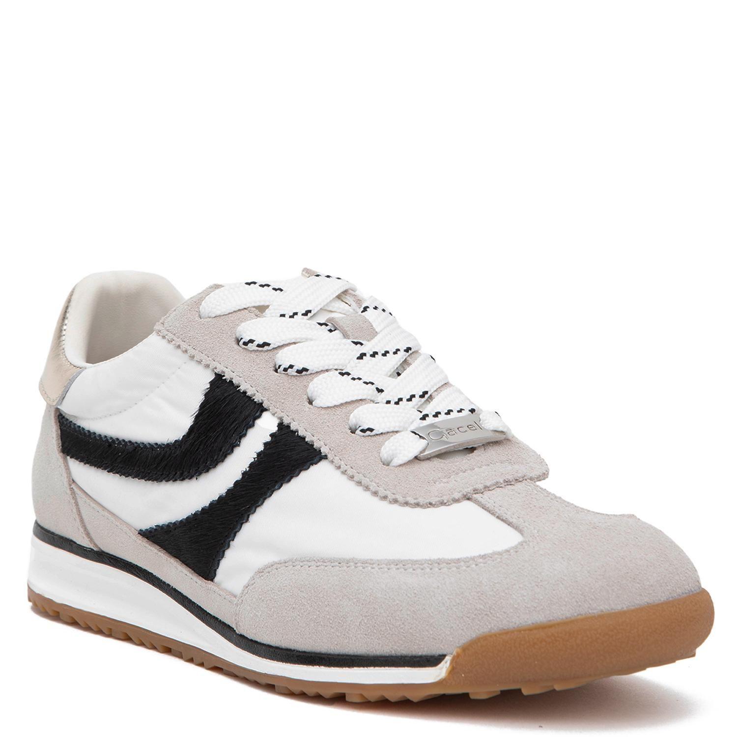 Zapatilla de cuero mujer Gacel blanco Inna-2