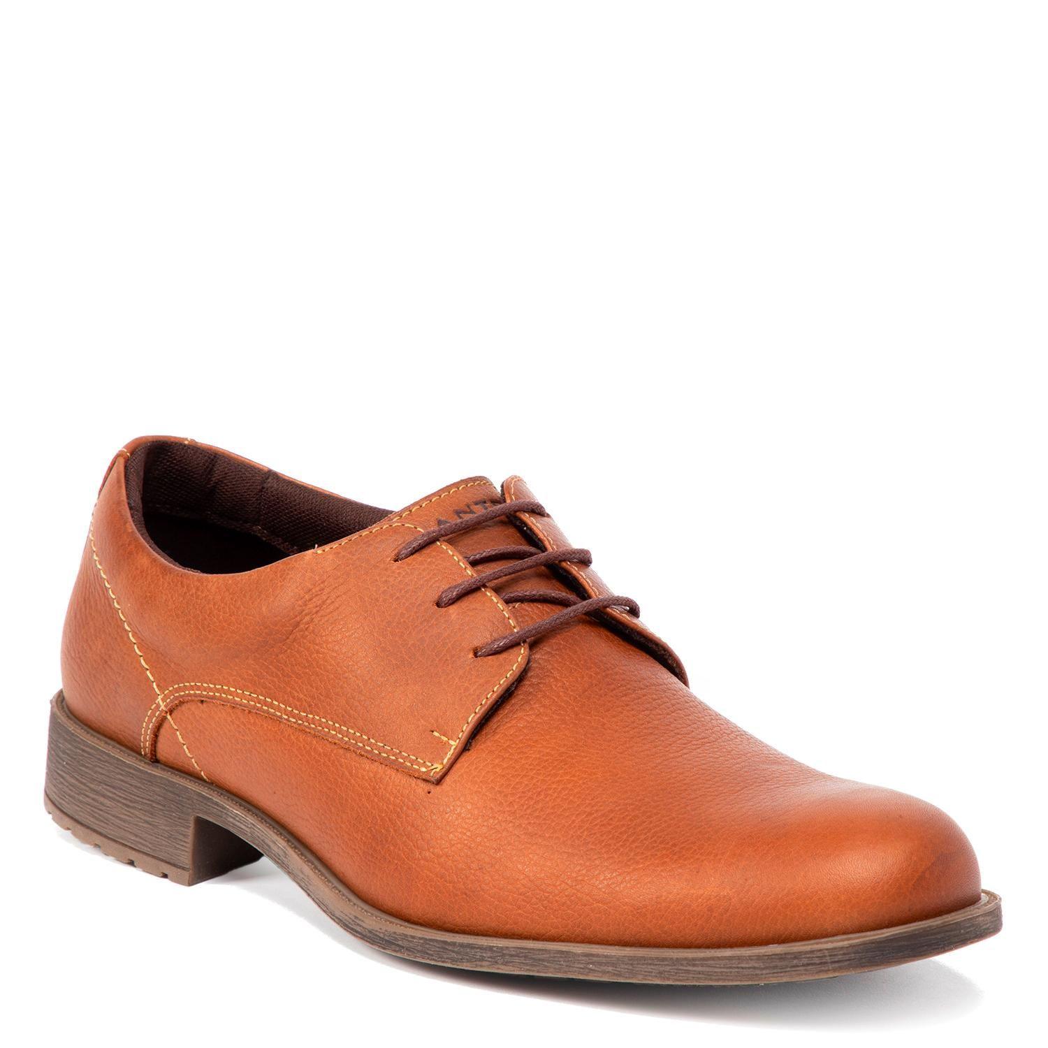 Zapato de cuero hombre Guante café España-2