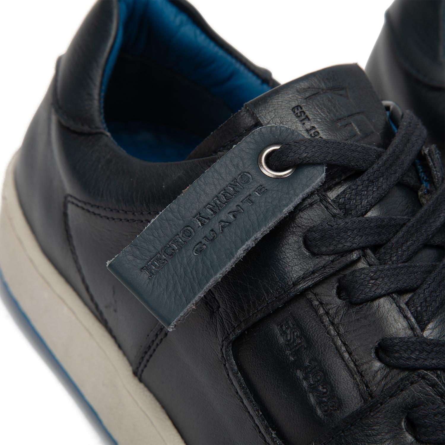 Zapatilla de cuero hombre Guante marino Bronx-4