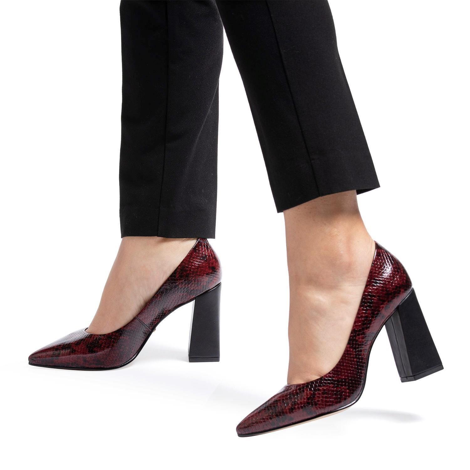 Zapato de cuero mujer Gacel Burdeo Priscilla 0659368-1