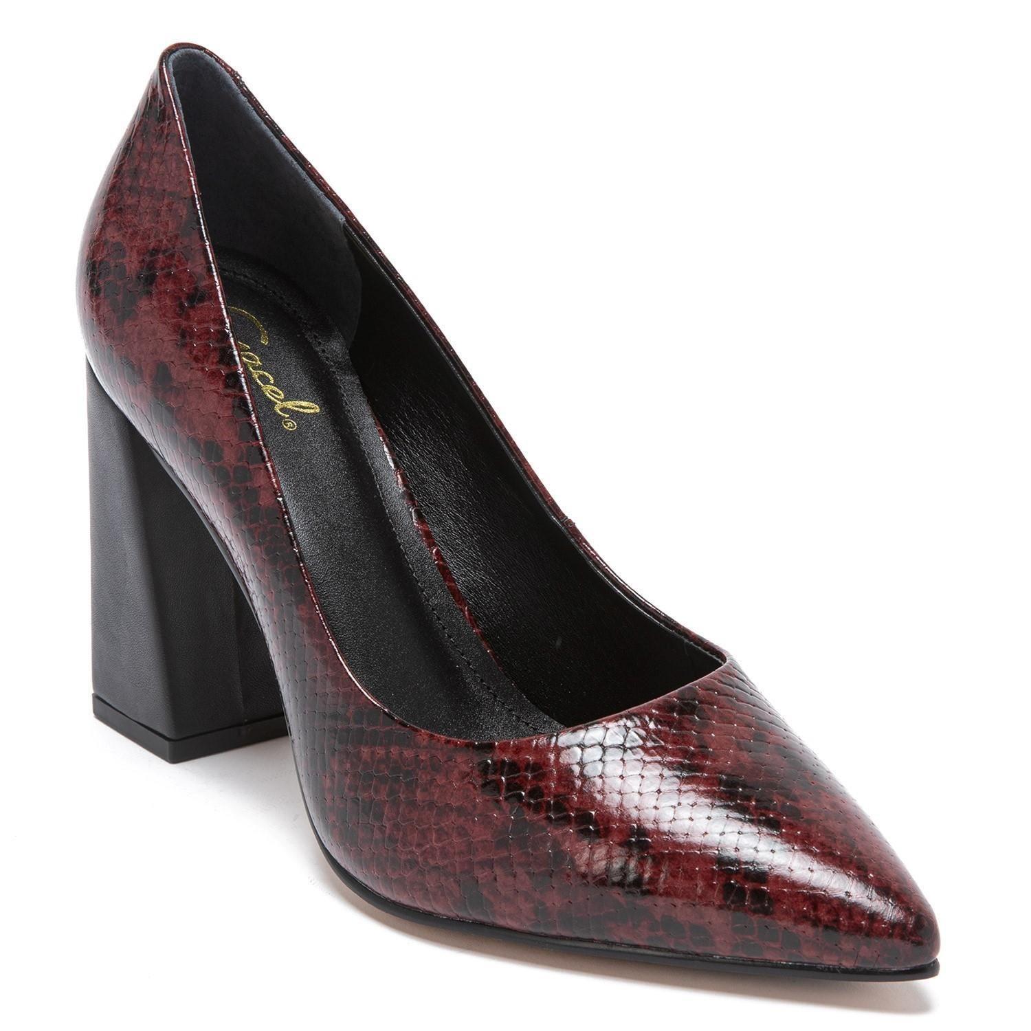 Zapato de cuero mujer Gacel Burdeo Priscilla 0659368-2