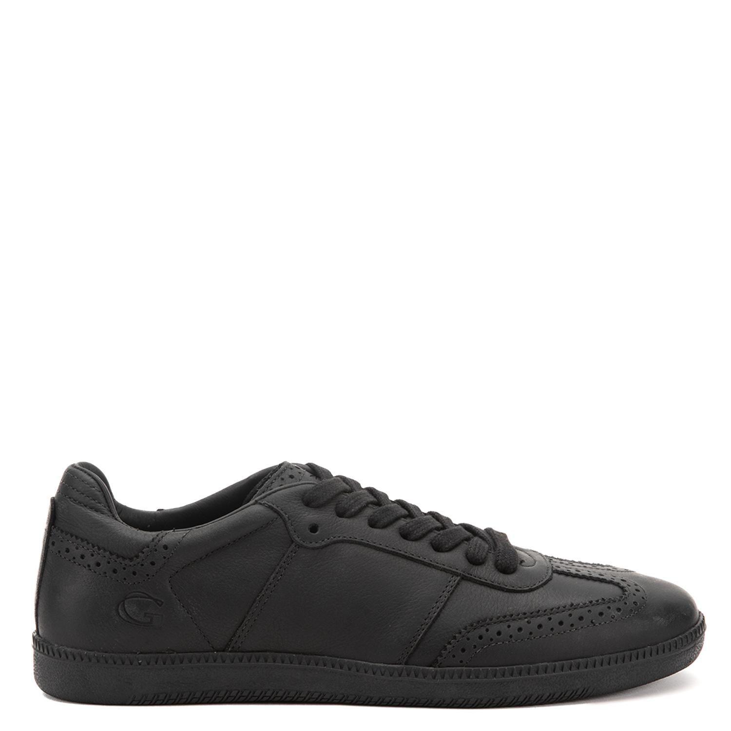 Zapatilla de cuero hombre Guante negro Keith-0