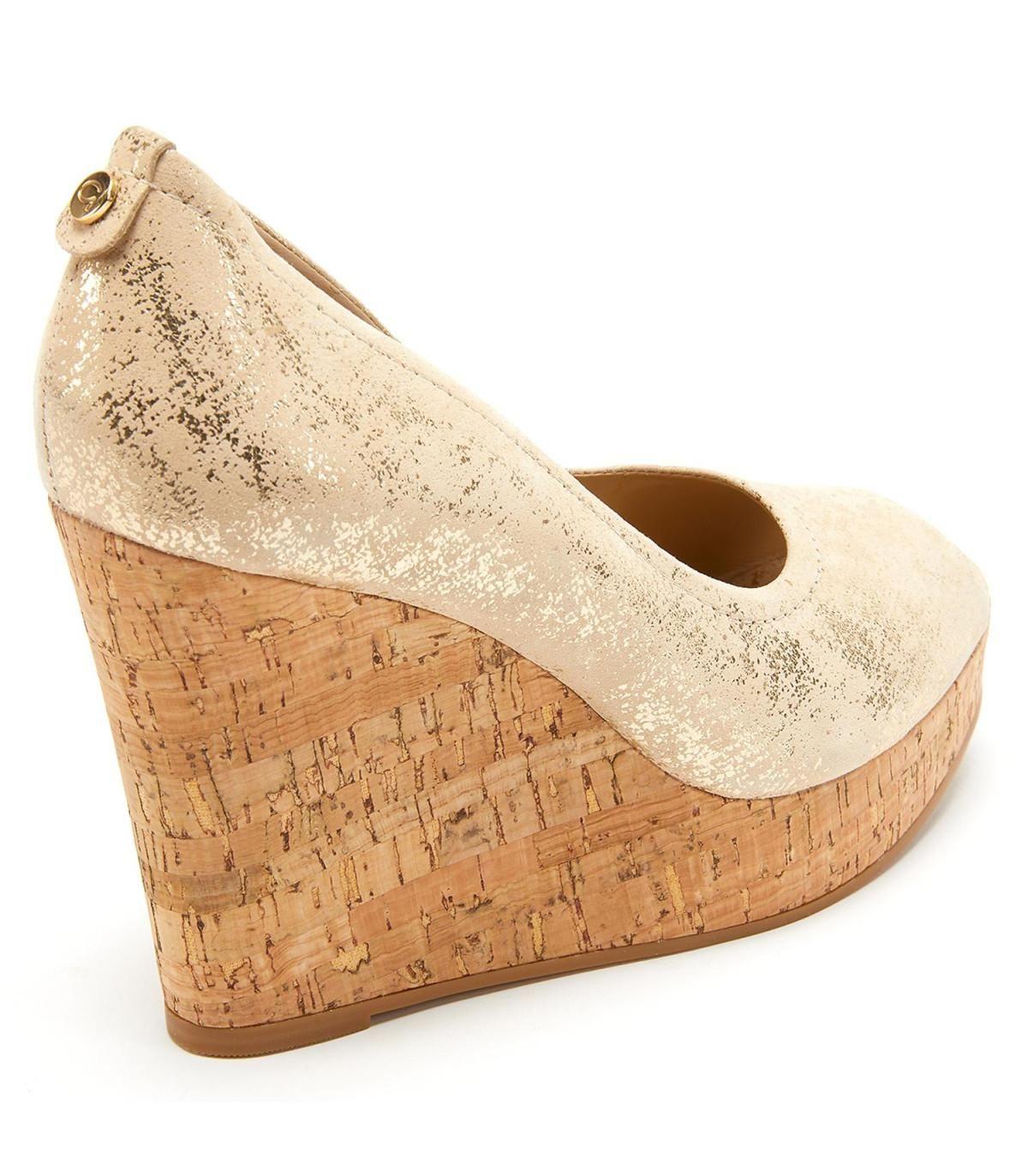 Zapato de cuero mujer Gacel dorado Pippa-4