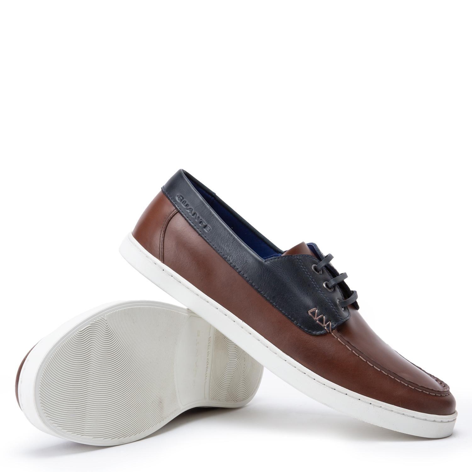 Mocasin de cuero hombre Guante chocolate Beachport 0035854-3