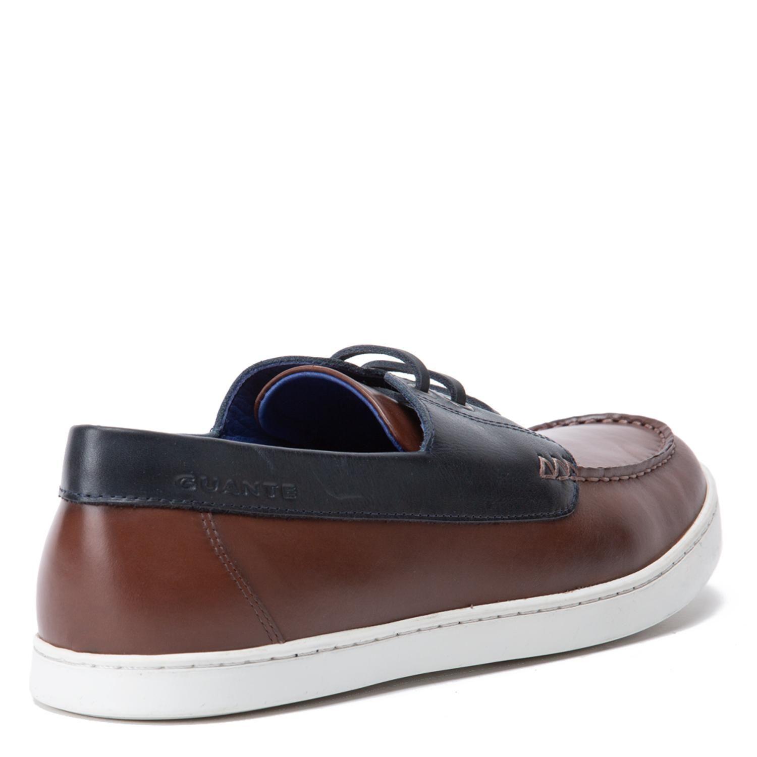 Mocasin de cuero hombre Guante chocolate Beachport 0035854-4