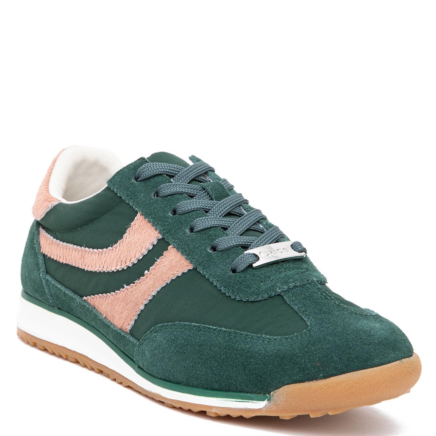 Zapatilla de cuero mujer Gacel verde Inna-2
