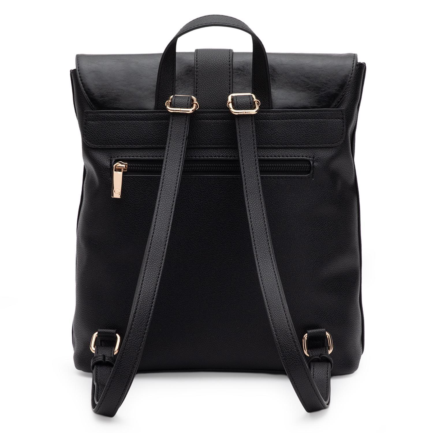 Mochila mujer Gacel negro pequeña-3