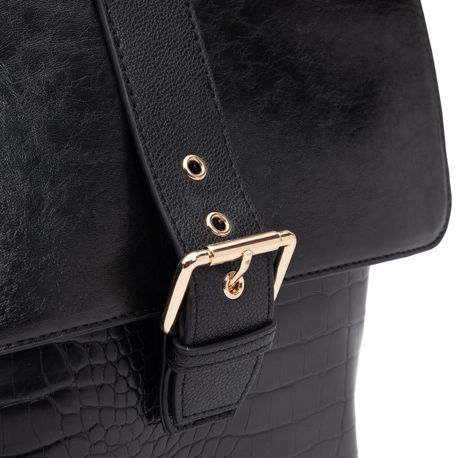 Mochila mujer Gacel negro pequeña-5