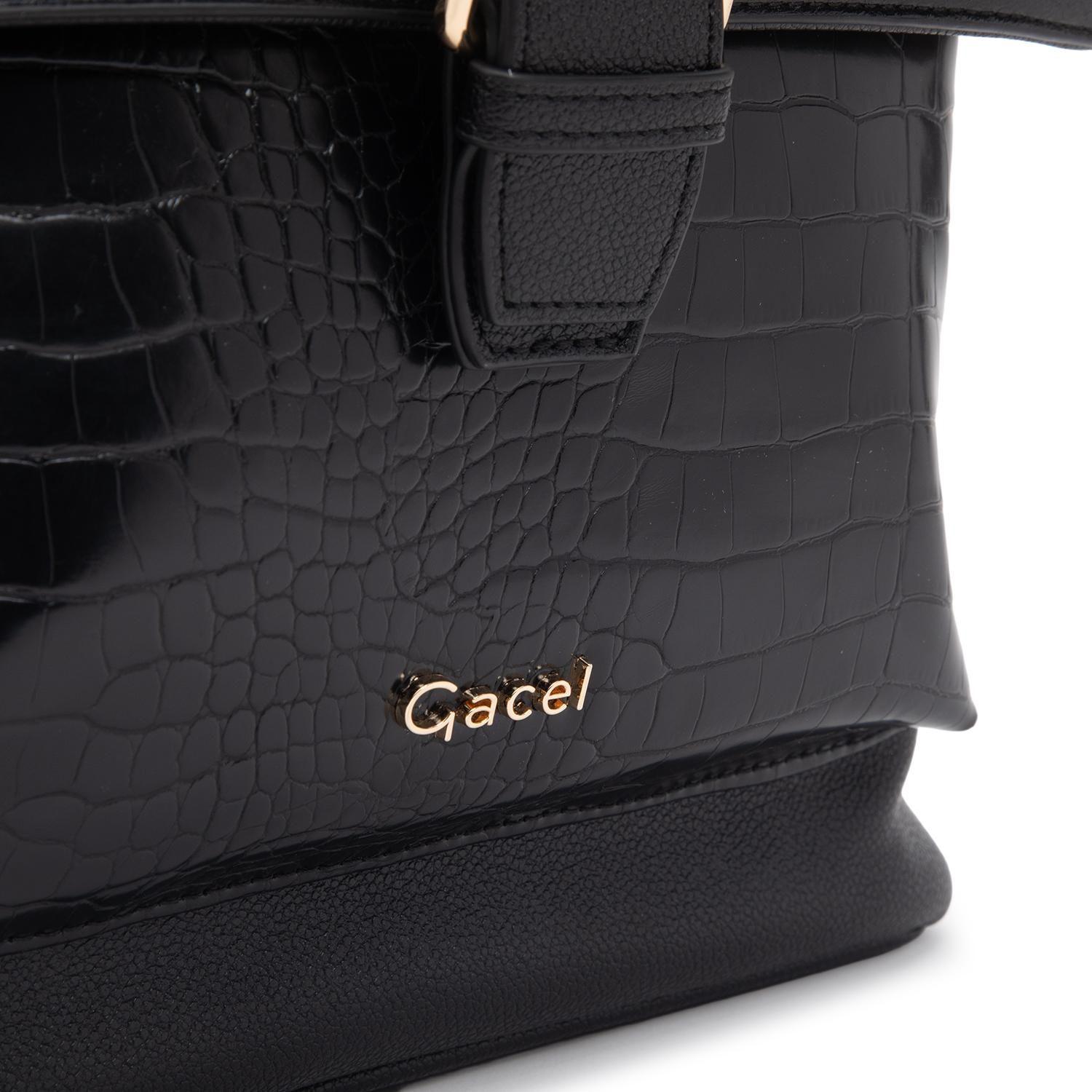 Mochila mujer Gacel negro pequeña-6