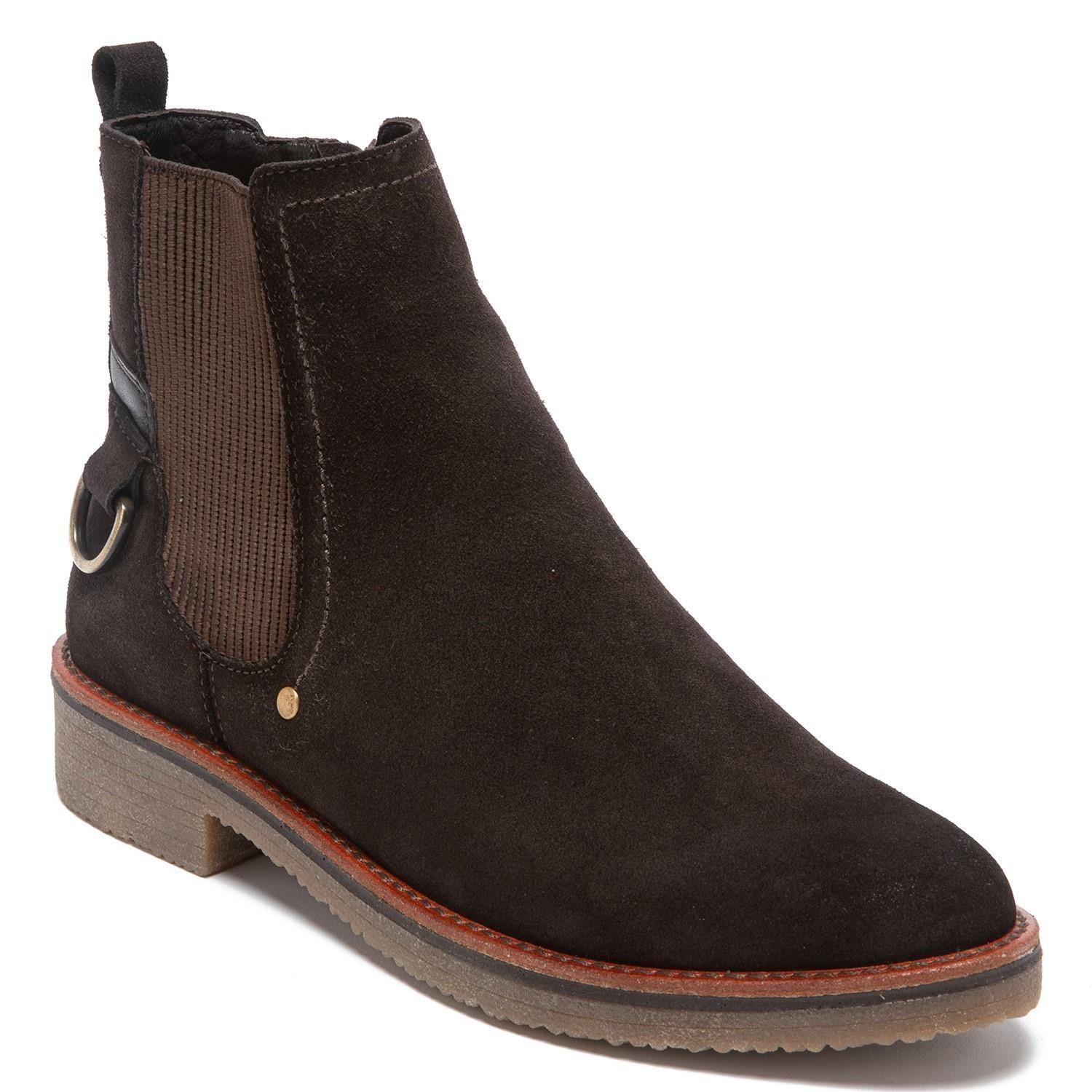 Botin de cuero mujer Gacel Chocolate Nora 0659417-2