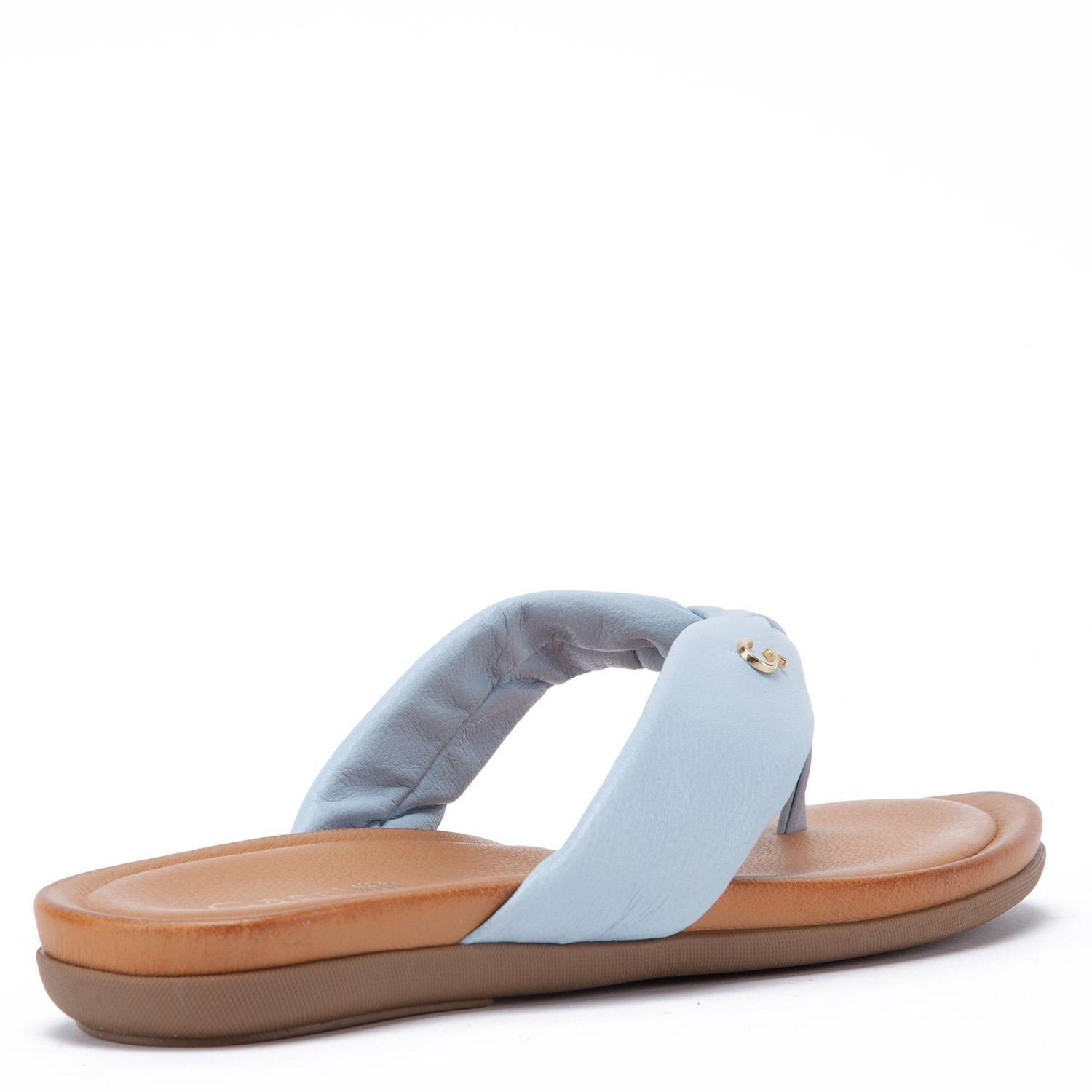 Sandalia de cuero mujer Gacel Celeste fi 0660512-4
