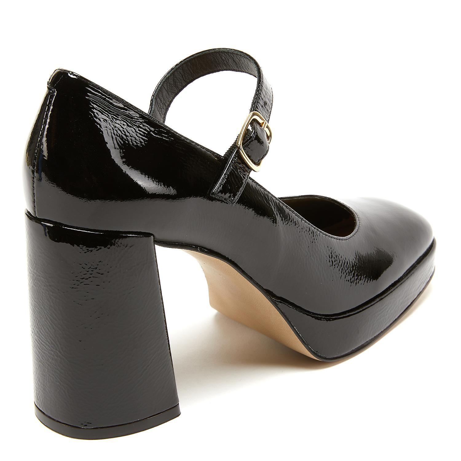 Zapato de cuero mujer Gacel Negro Cresida 0659496-3