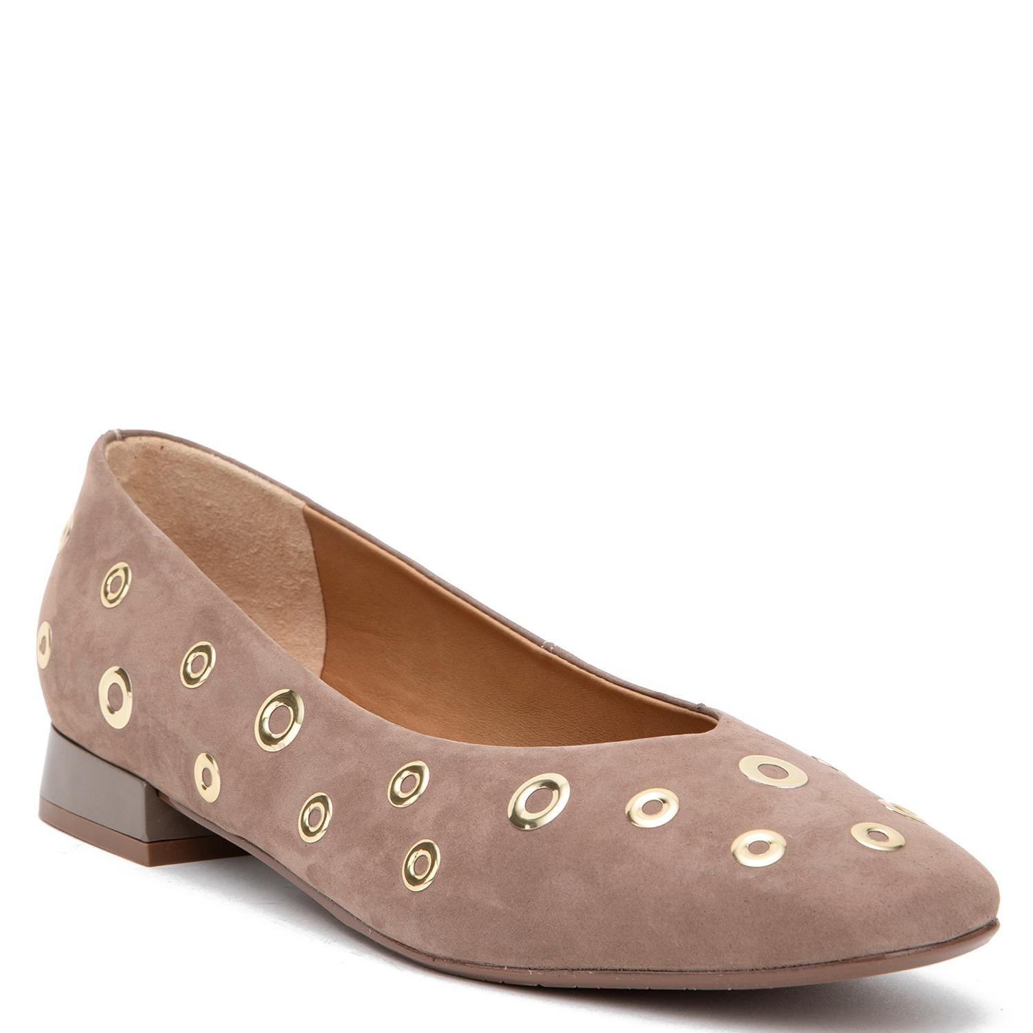 Zapato de cuero mujer Gacel taupe Lana-2