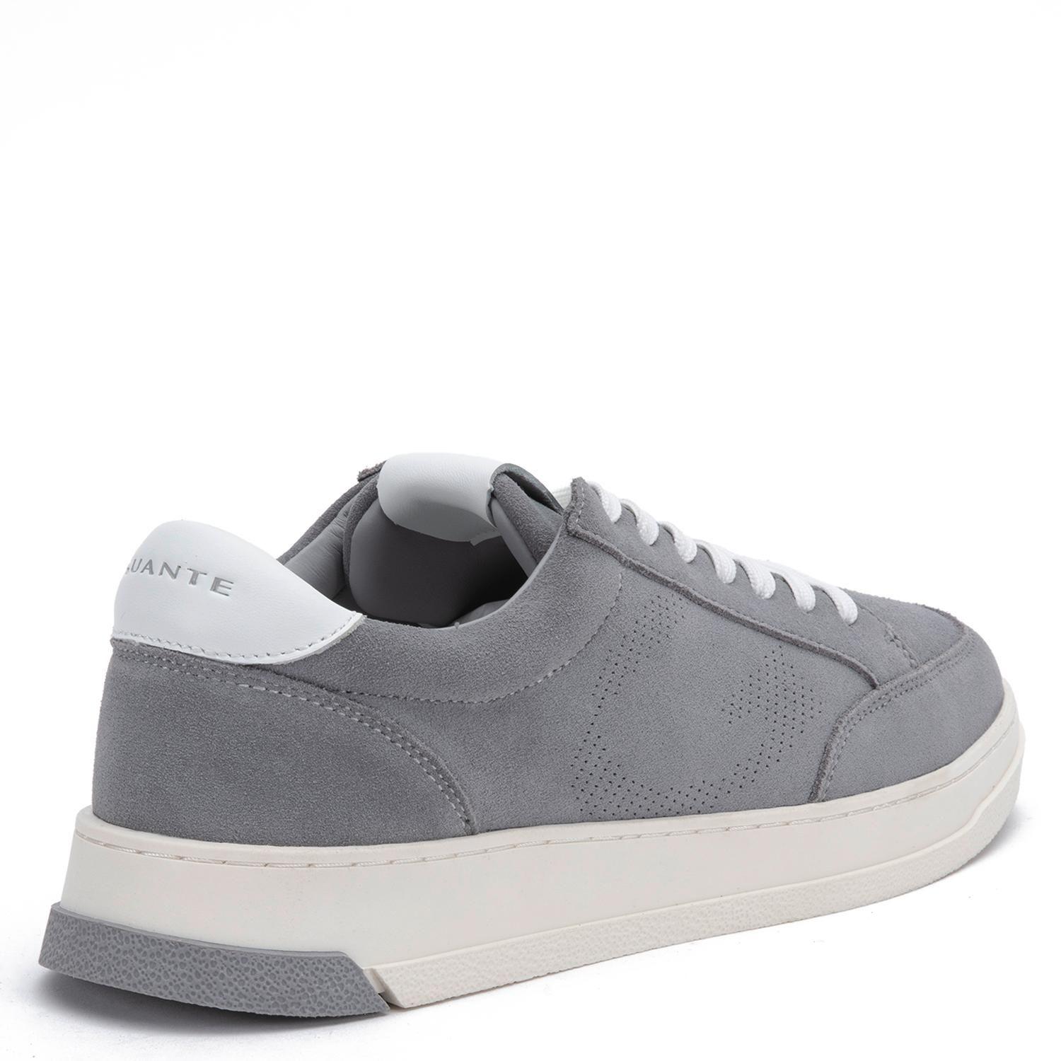 Zapatilla de cuero hombre Guante gris Oslo-4