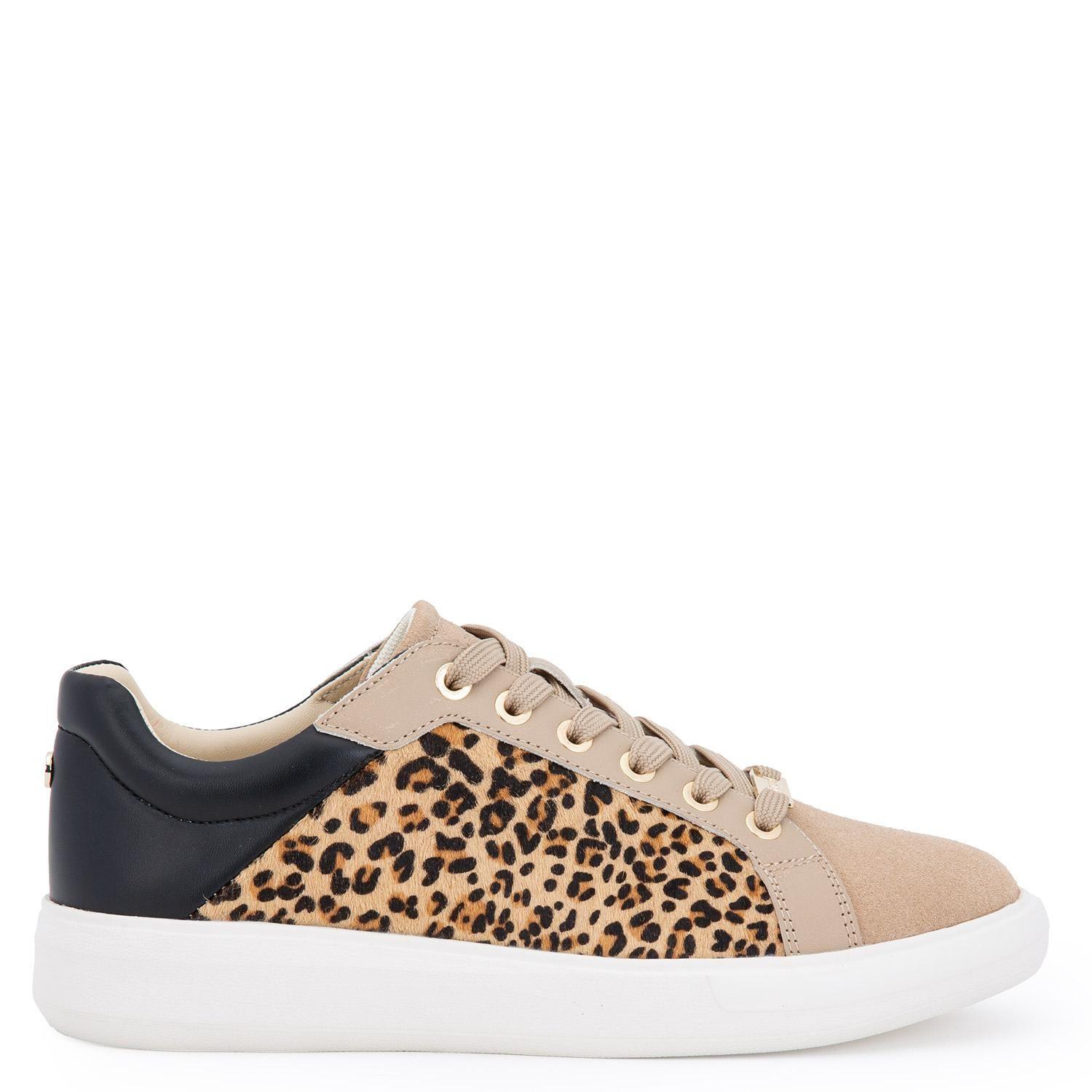 Zapatilla de cuero mujer Gacel leopardo Rosalia-0