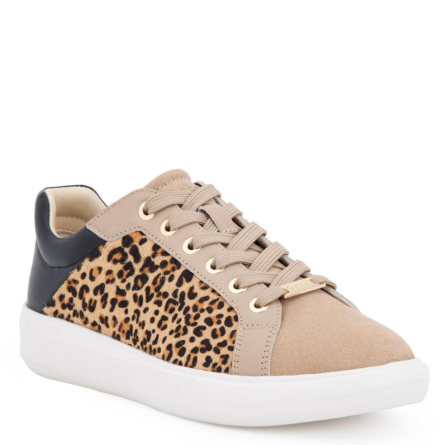 Zapatilla de cuero mujer Gacel leopardo Rosalia-4