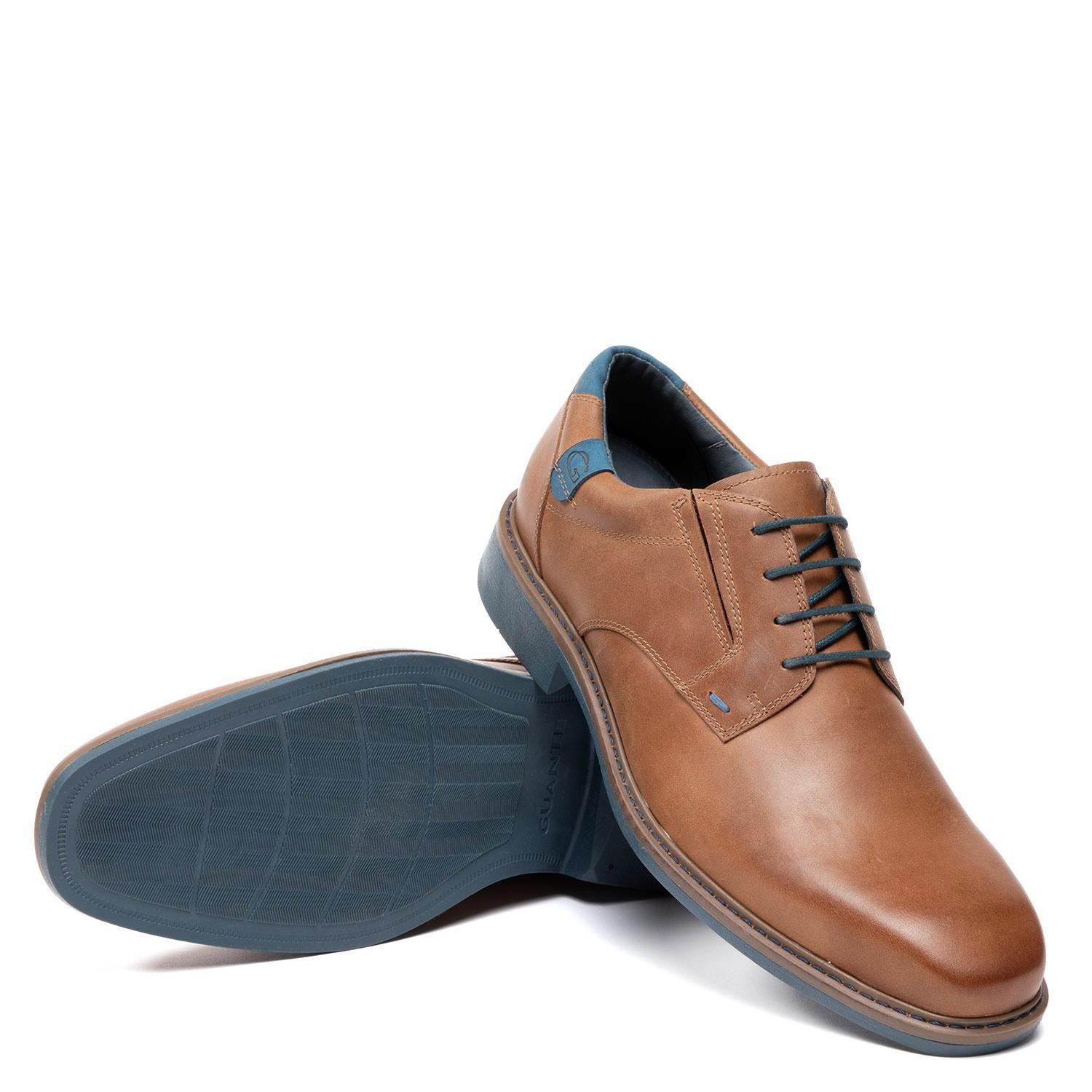 Zapato de cuero hombre Guante Tostado Toronto 0035559-3