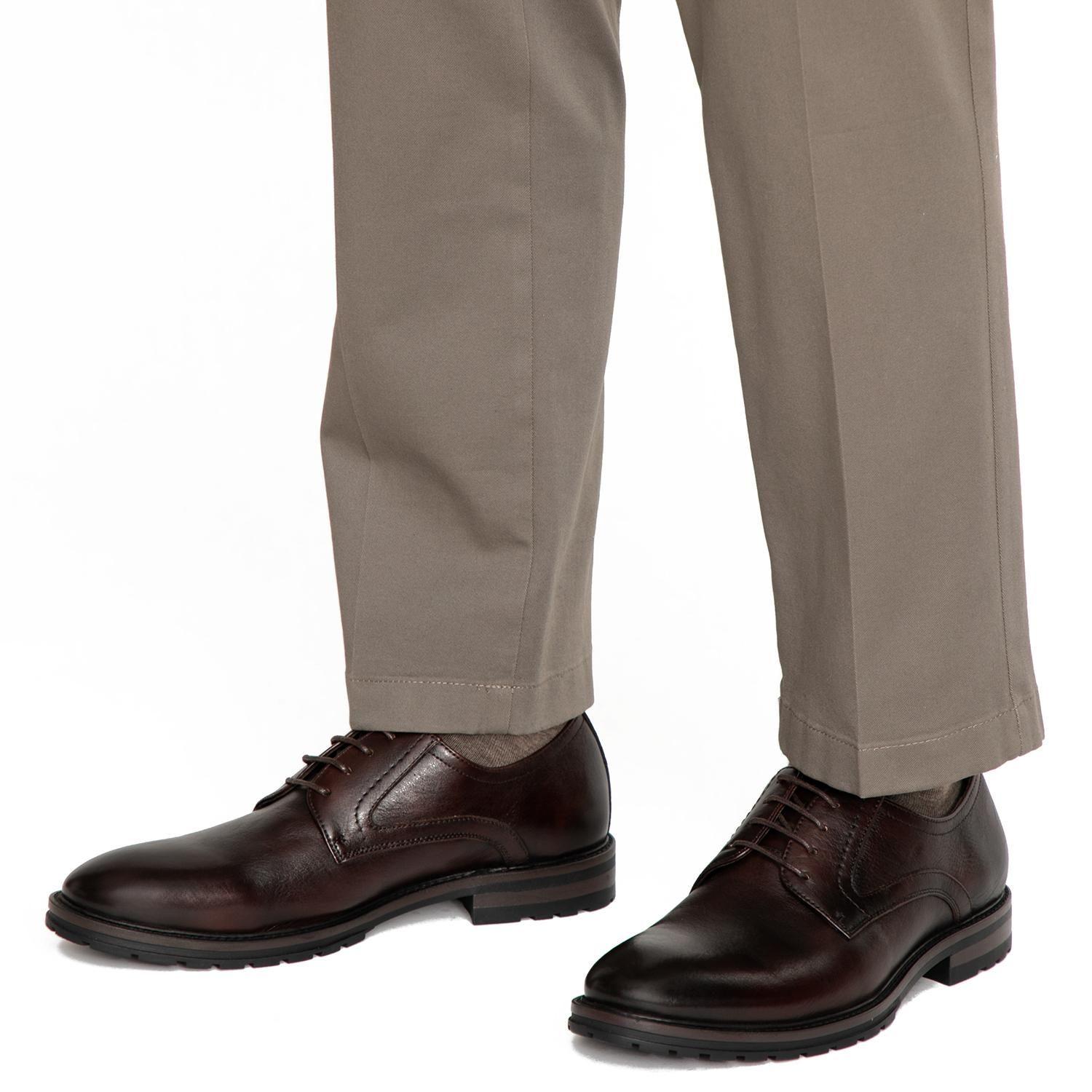 Zapato de cuero hombre Guante guinda Soller-1