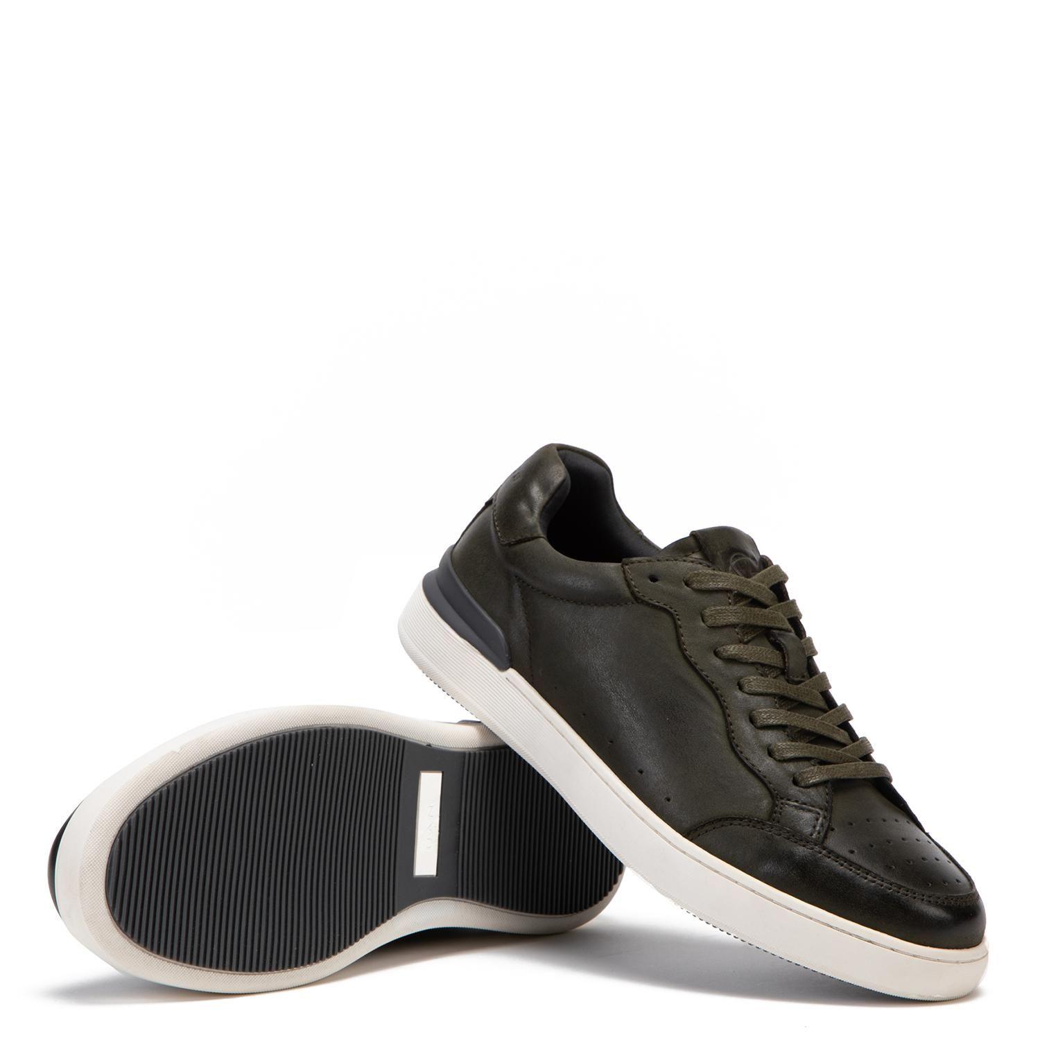 Zapatilla de cuero hombre Guante Verde Broome 0036068-3