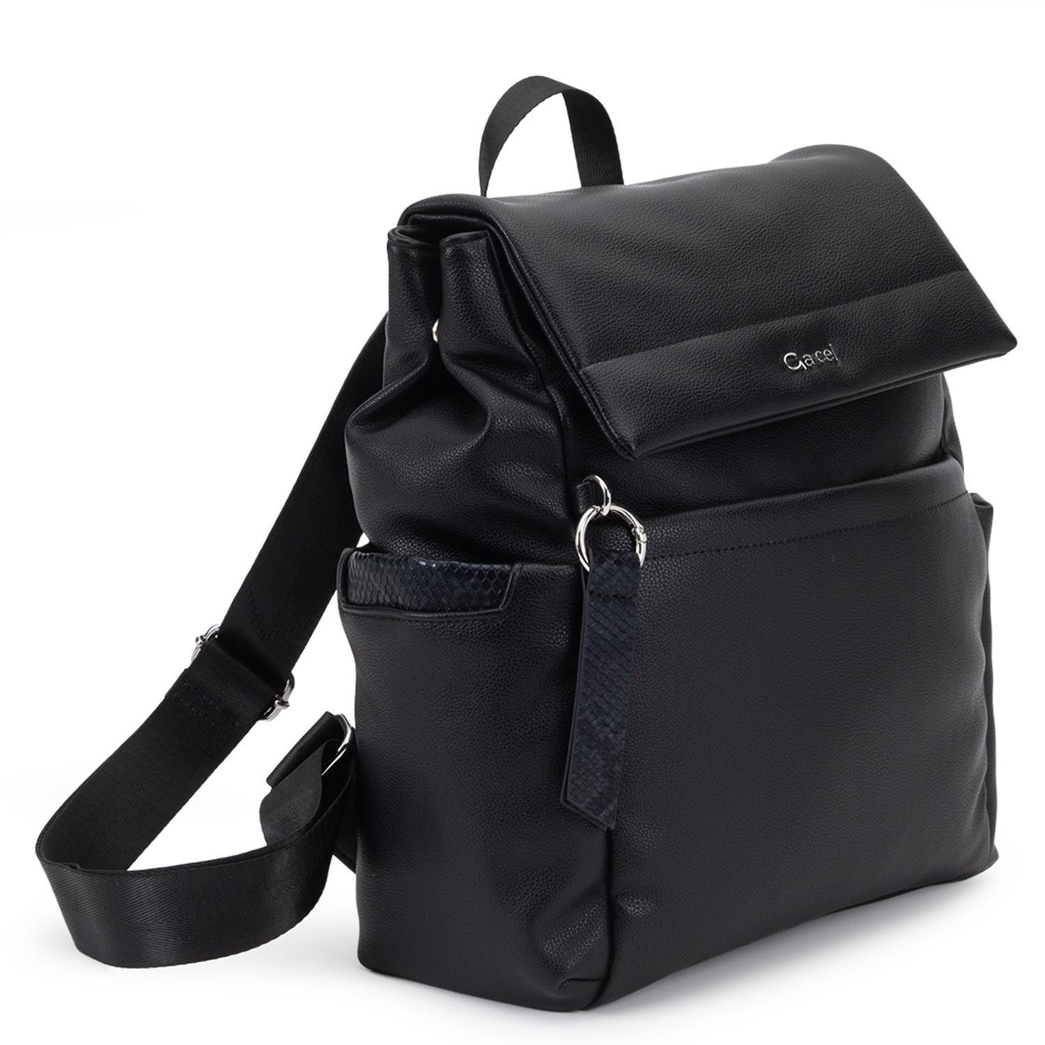 Mochila mujer Gacel negro grande-2
