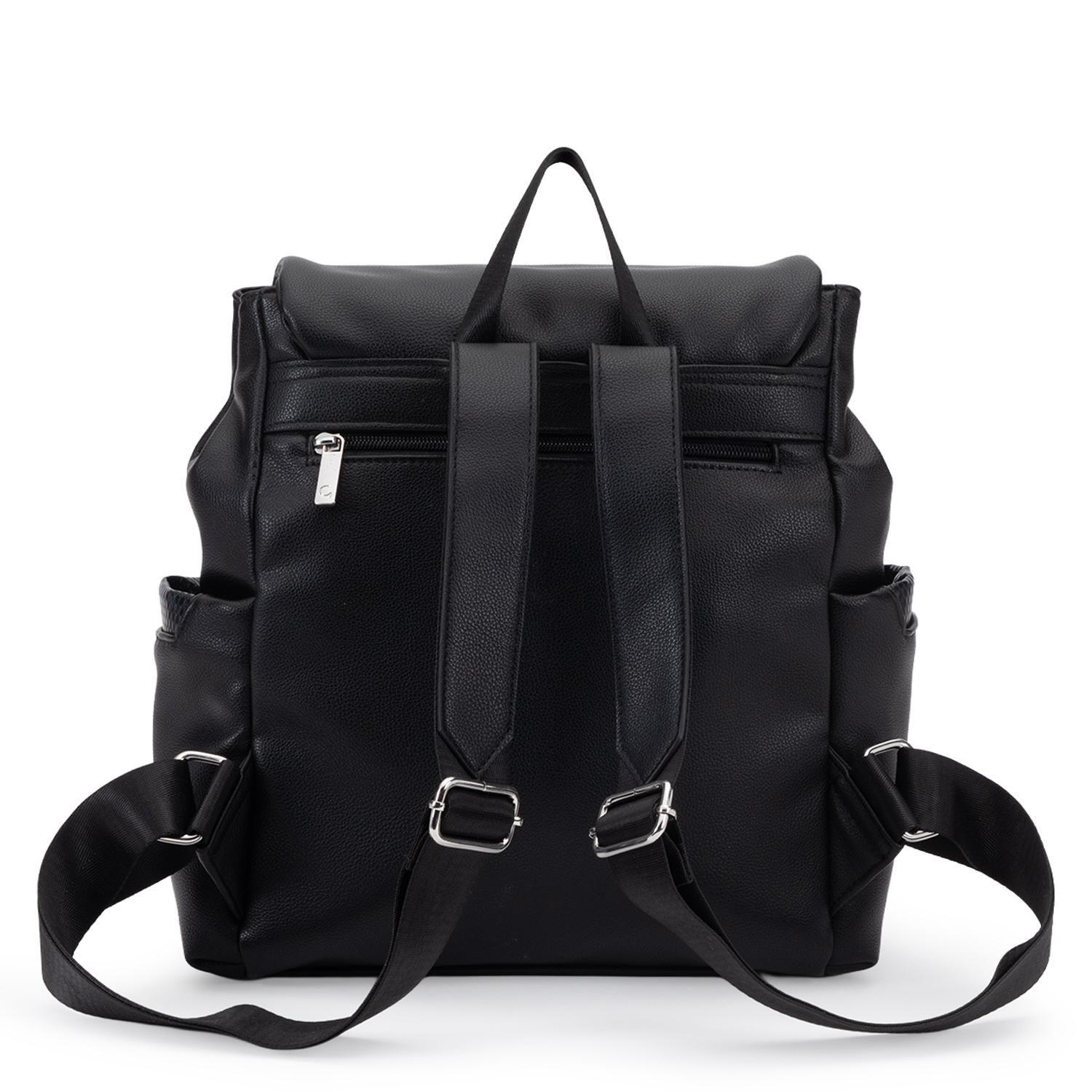 Mochila mujer Gacel negro grande-3