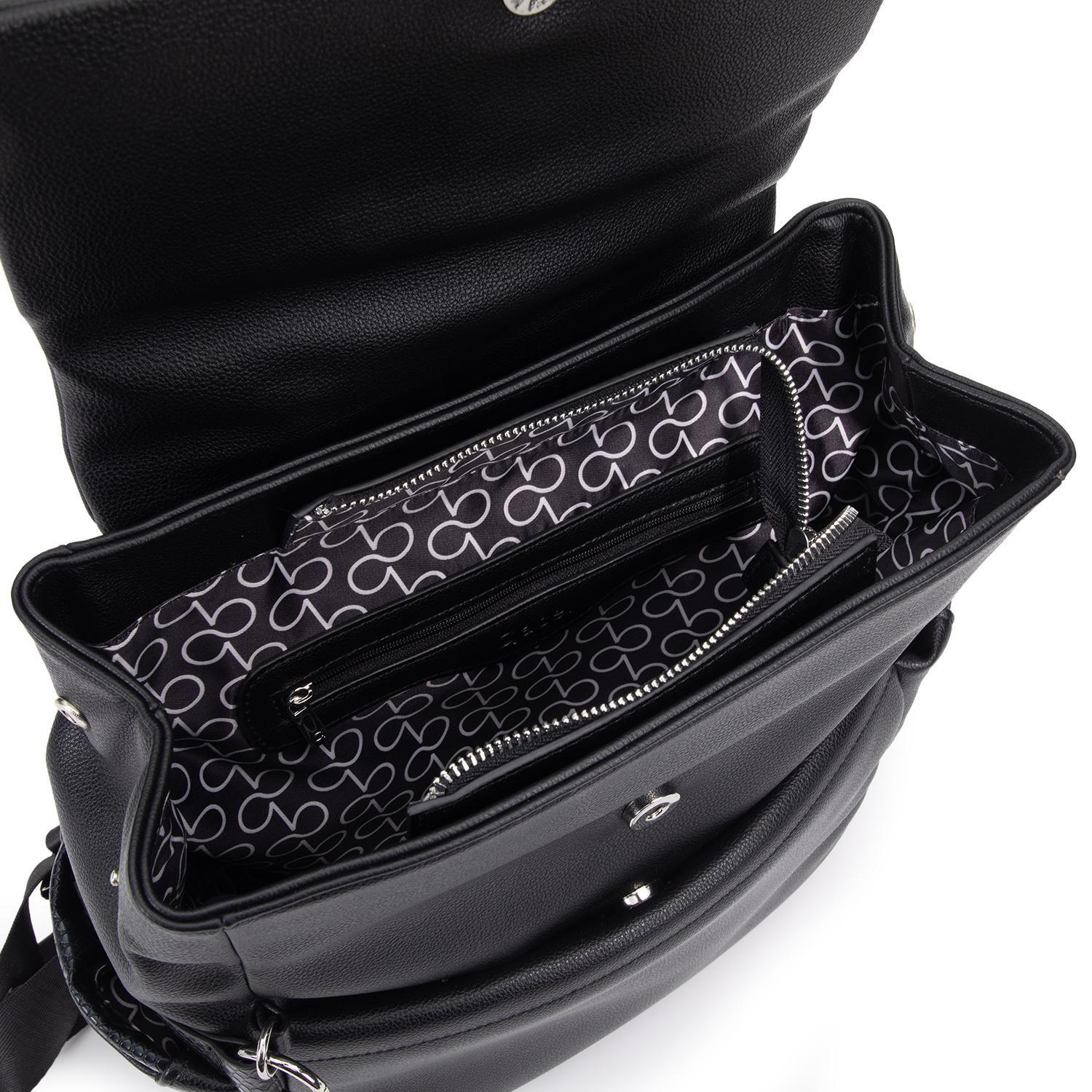 Mochila mujer Gacel negro grande-4