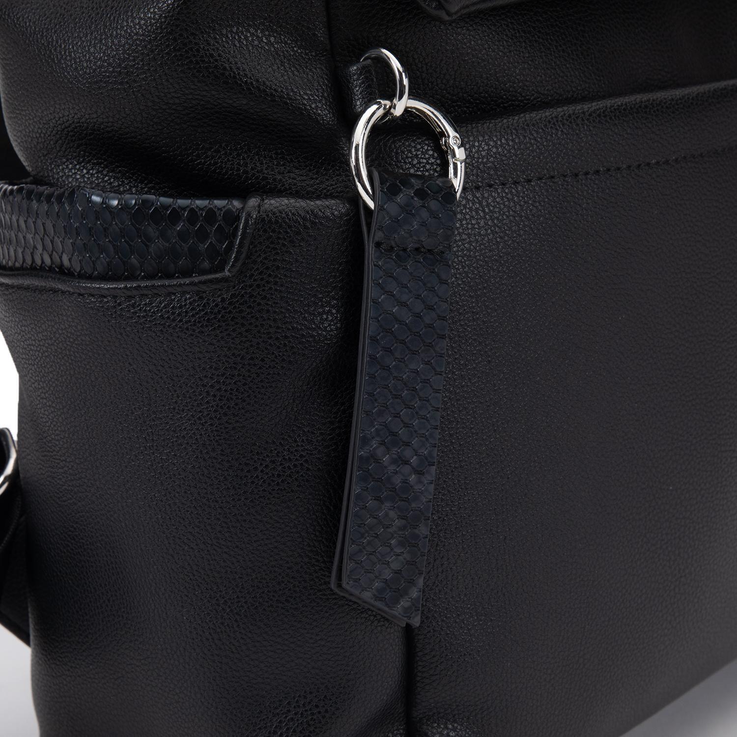Mochila mujer Gacel negro grande-5