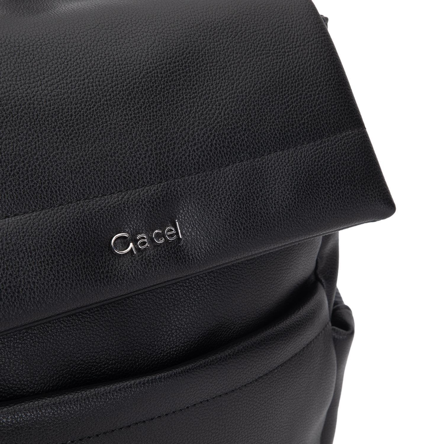 Mochila mujer Gacel negro grande-6