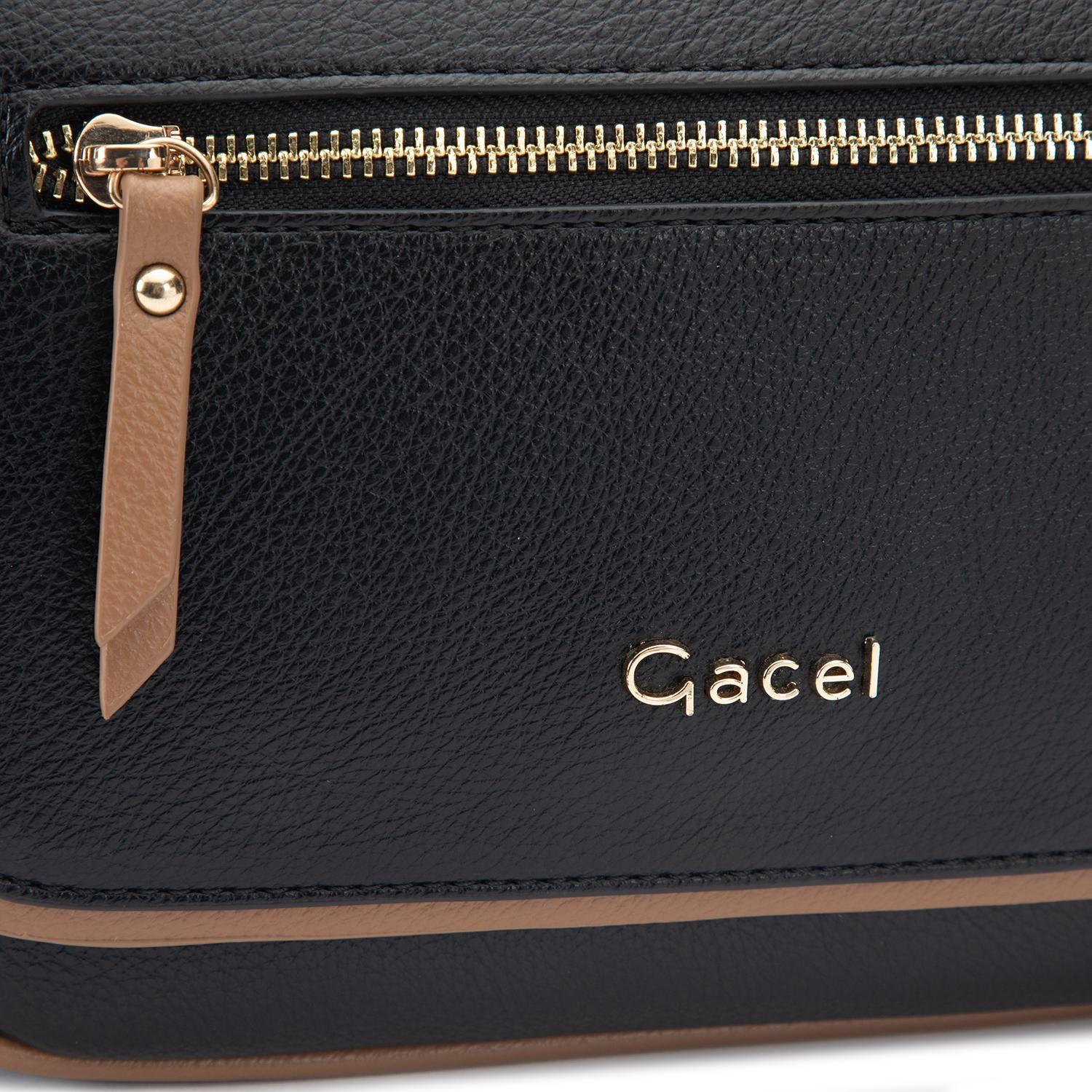 Cartera mujer Gacel negro bandolera-6