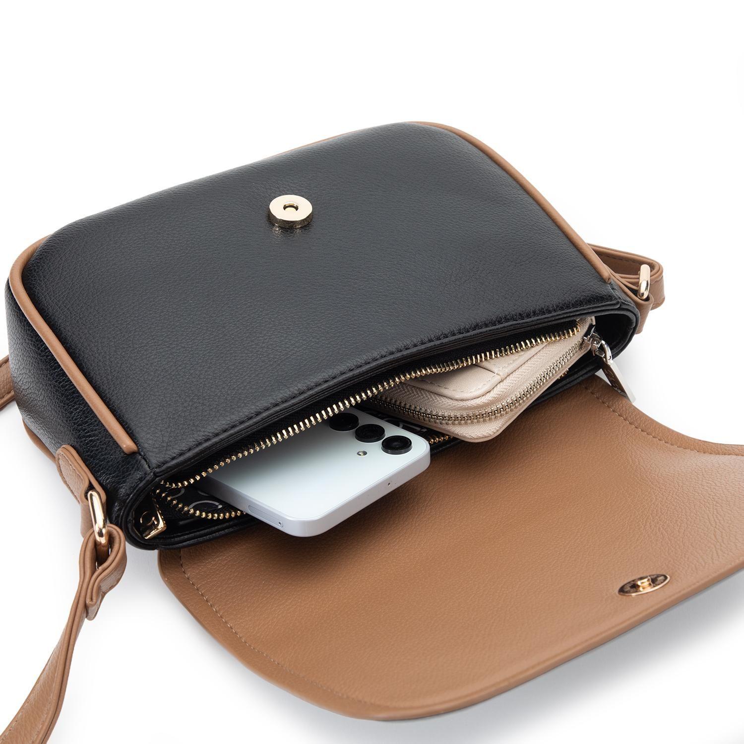 Cartera mujer Gacel negro bandolera-7
