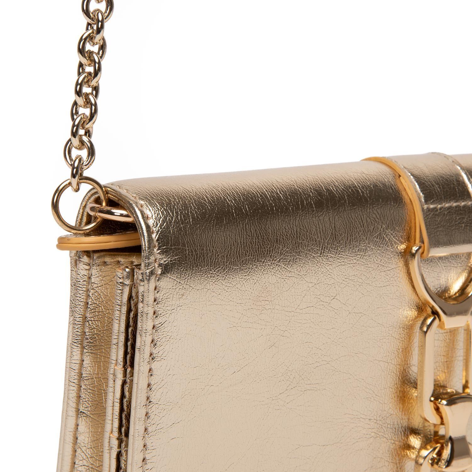 Cartera mujer Gacel dorado clutch-3