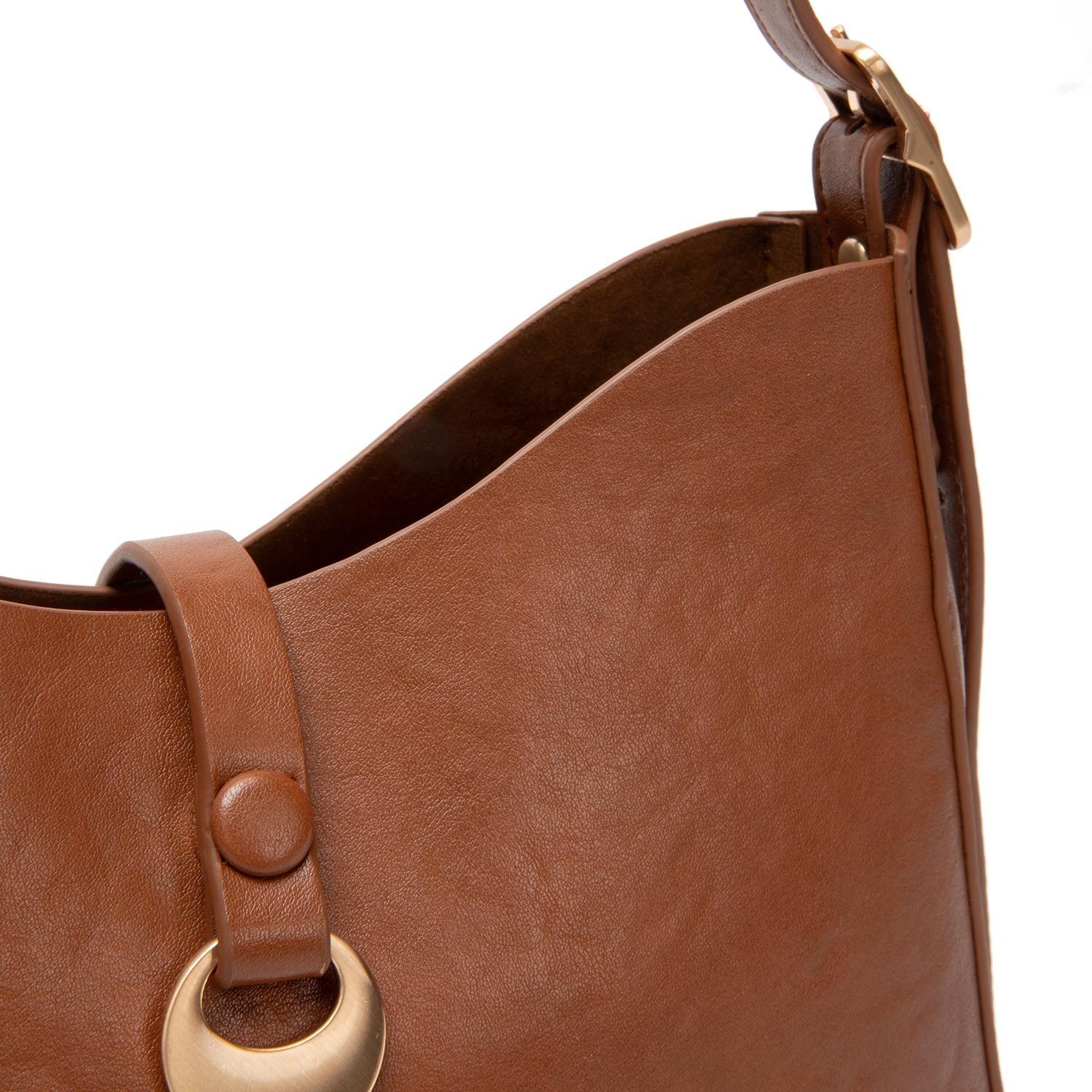 Cartera mujer Gacel tostado bandolera grande-3
