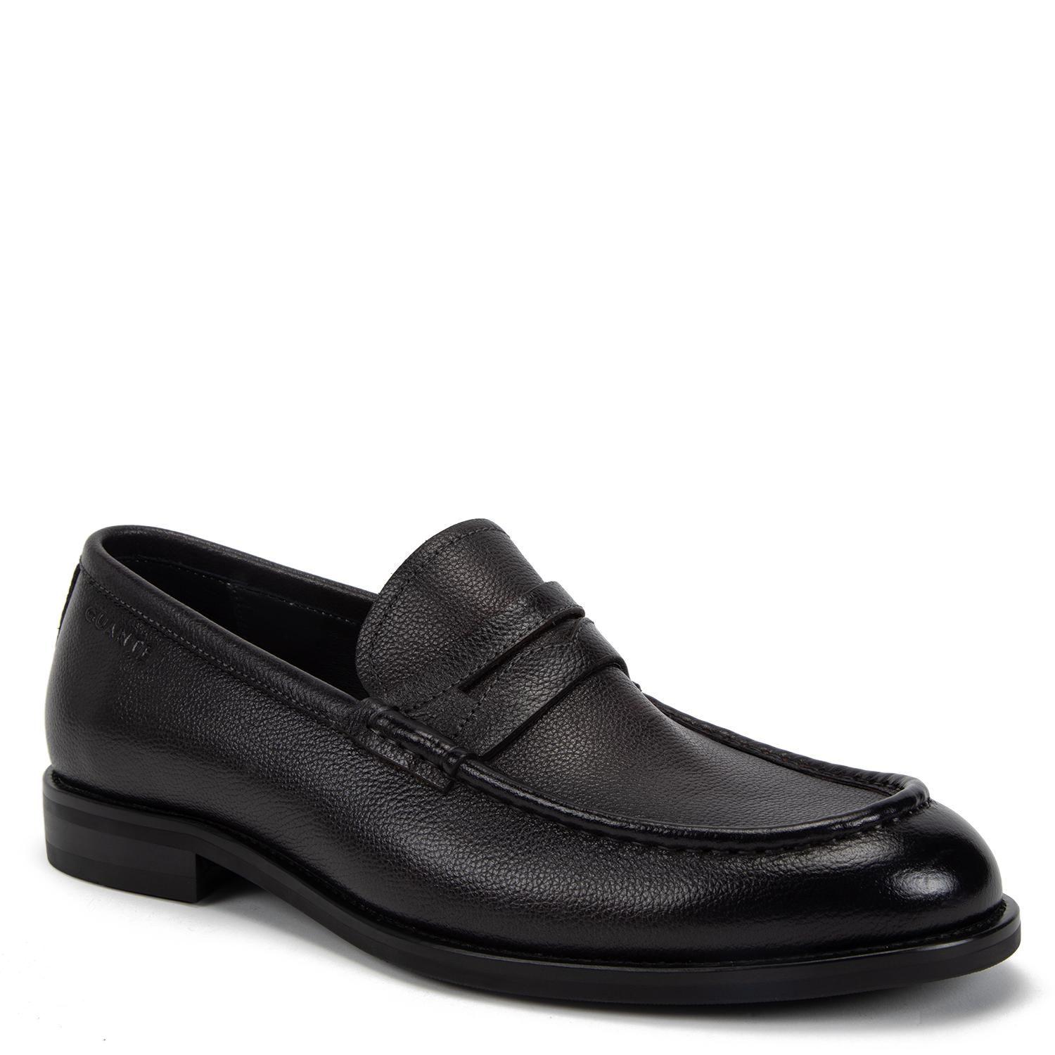 Mocasin de cuero hombre Guante grafito Arles-2