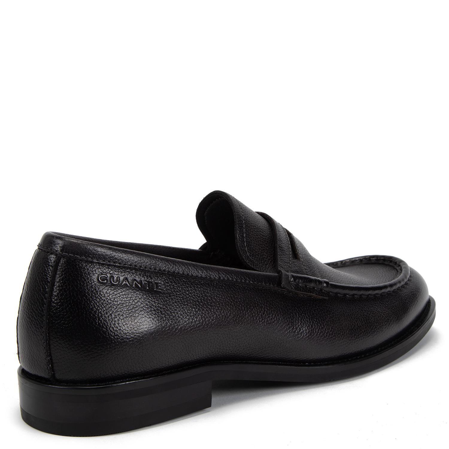 Mocasin de cuero hombre Guante grafito Arles-4
