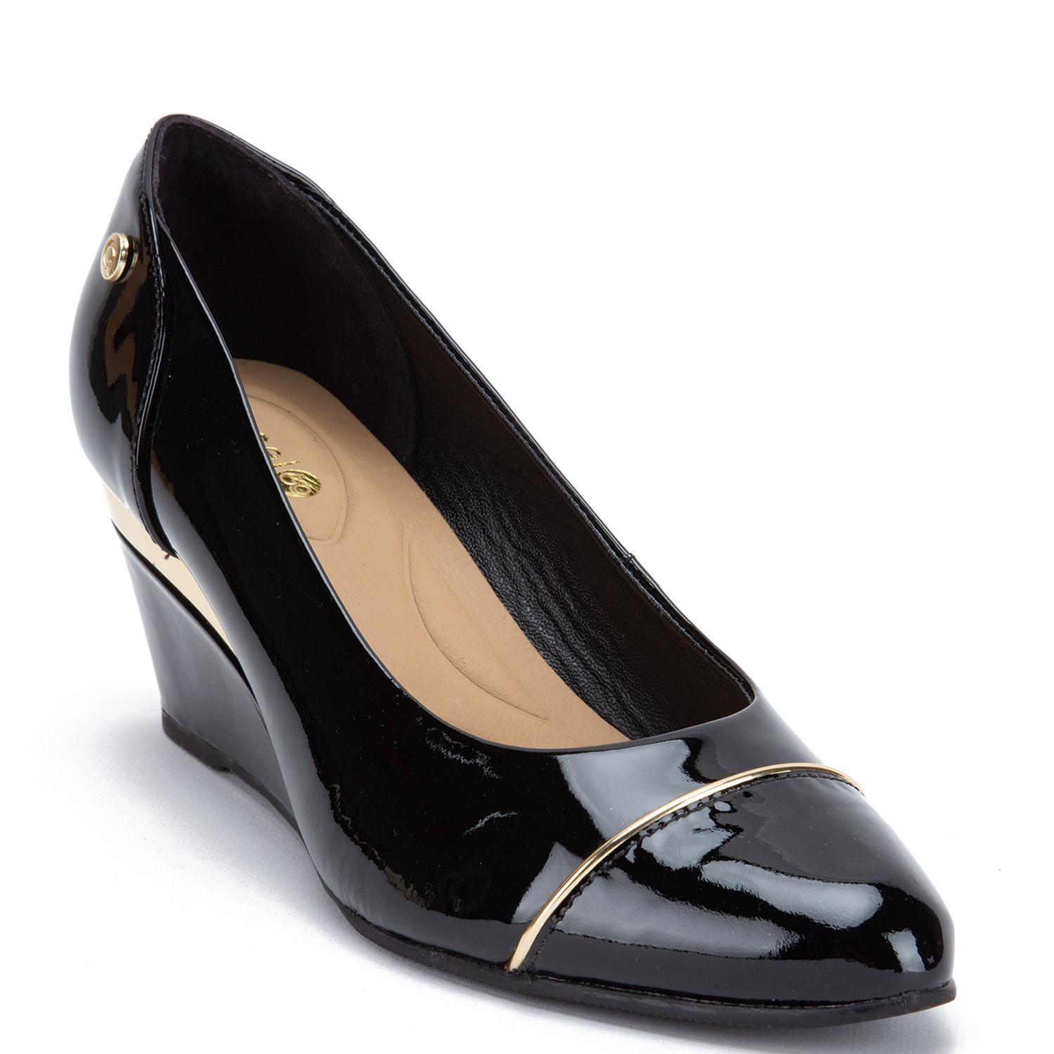 Zapato de cuero mujer Gacel negro Ivonne 0660431-2